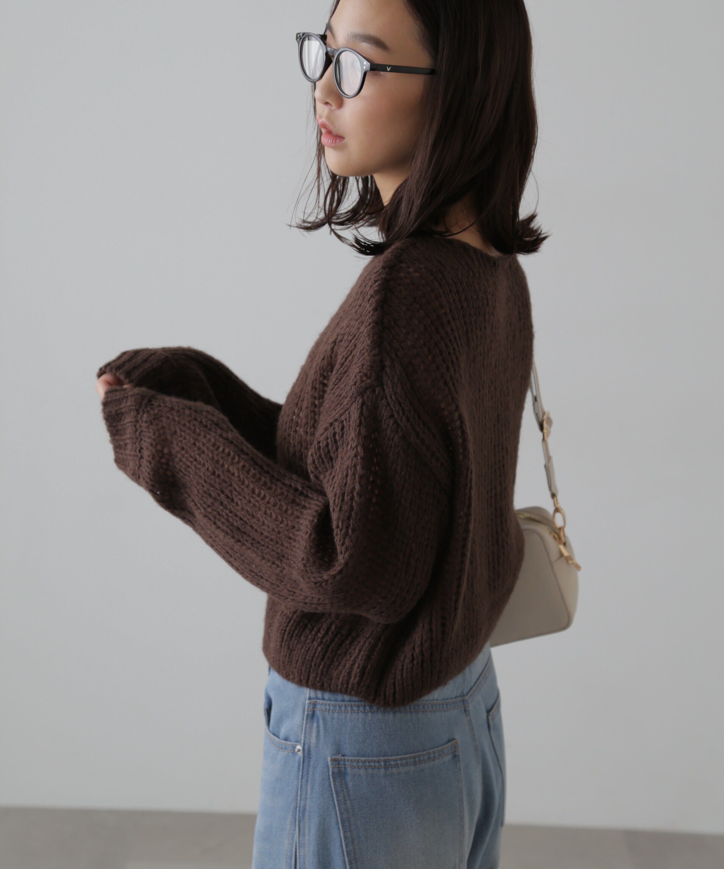  「シアーモヘヤライクニット」|ニット・セーター|