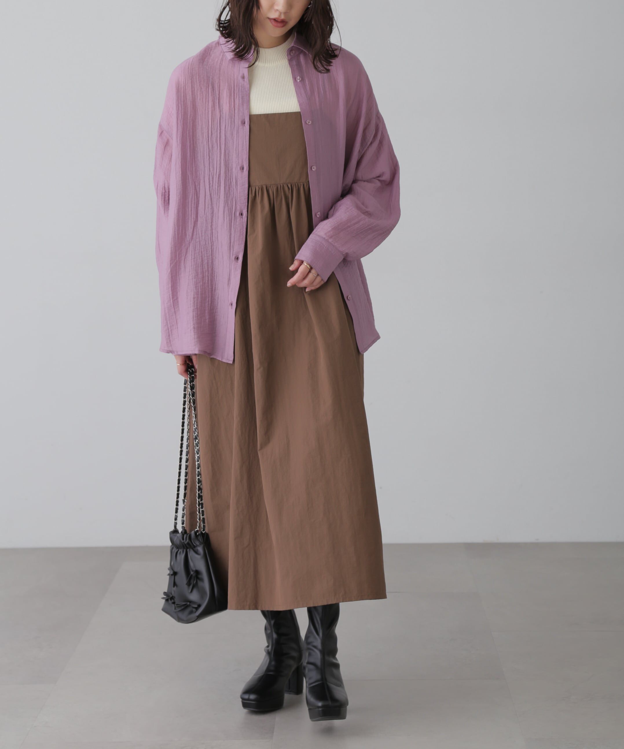  「ワッシャービッグシャツ」|シャツ・ブラウス|