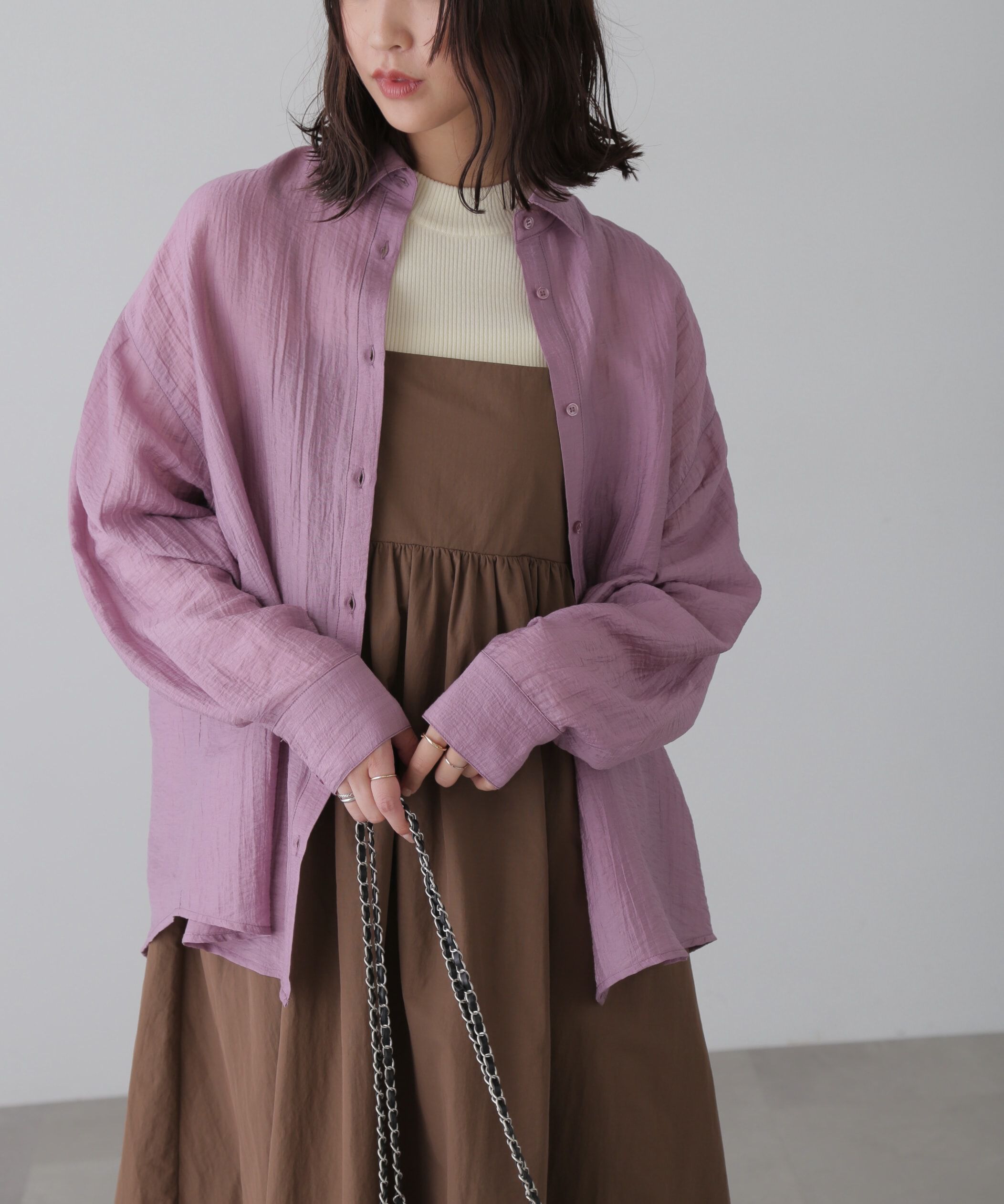  「ワッシャービッグシャツ」|シャツ・ブラウス|