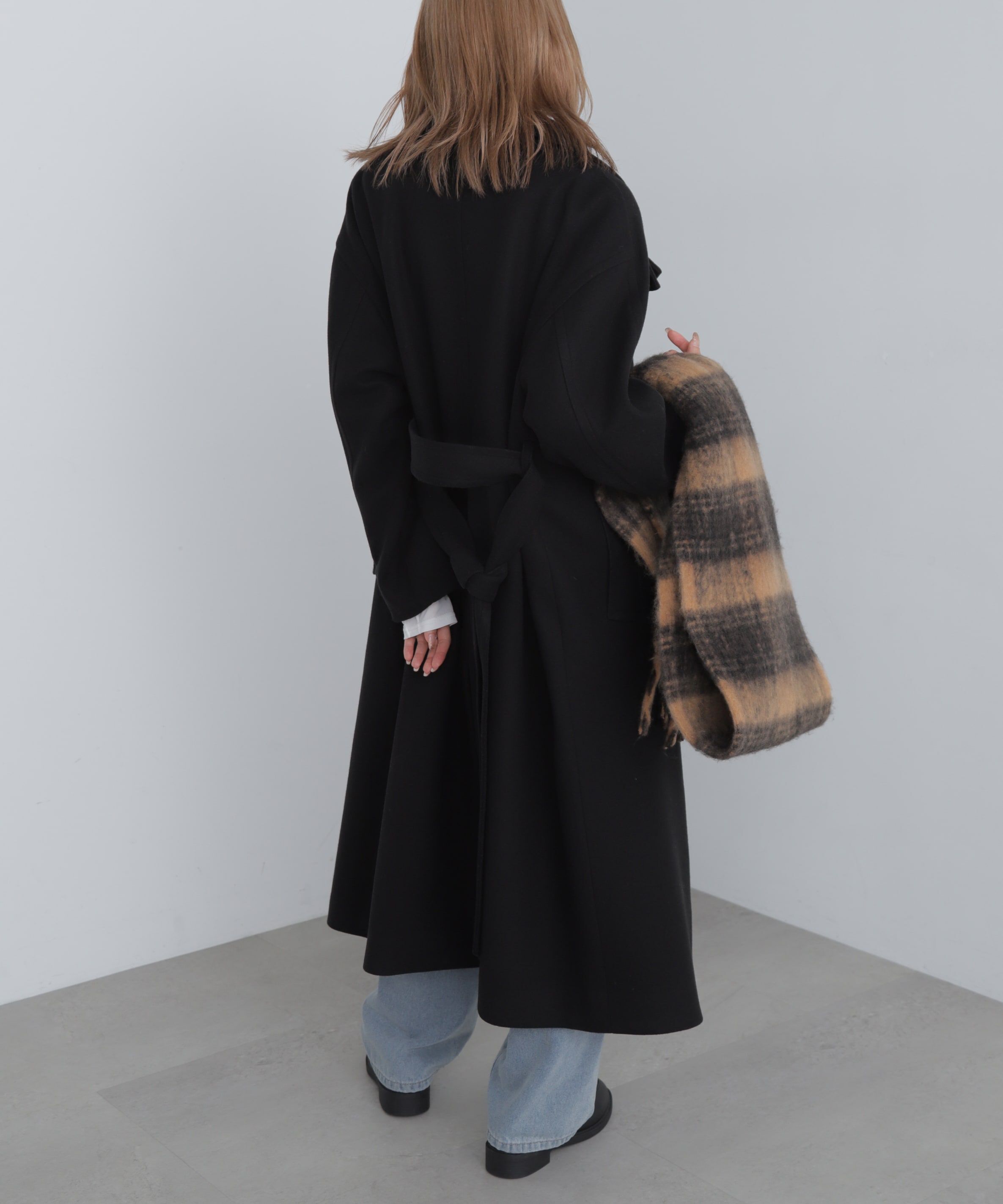  「スタンドカラーロングコート」|その他|