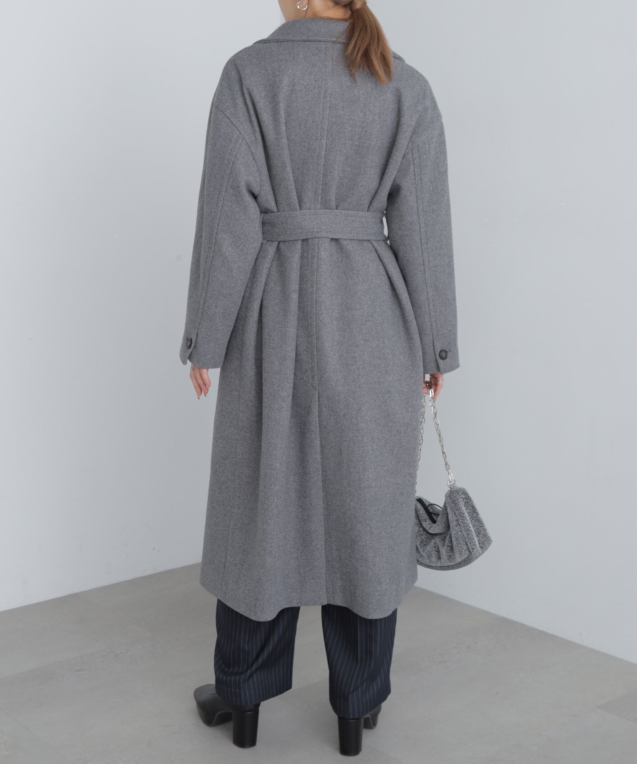  「スタンドカラーロングコート」|その他|