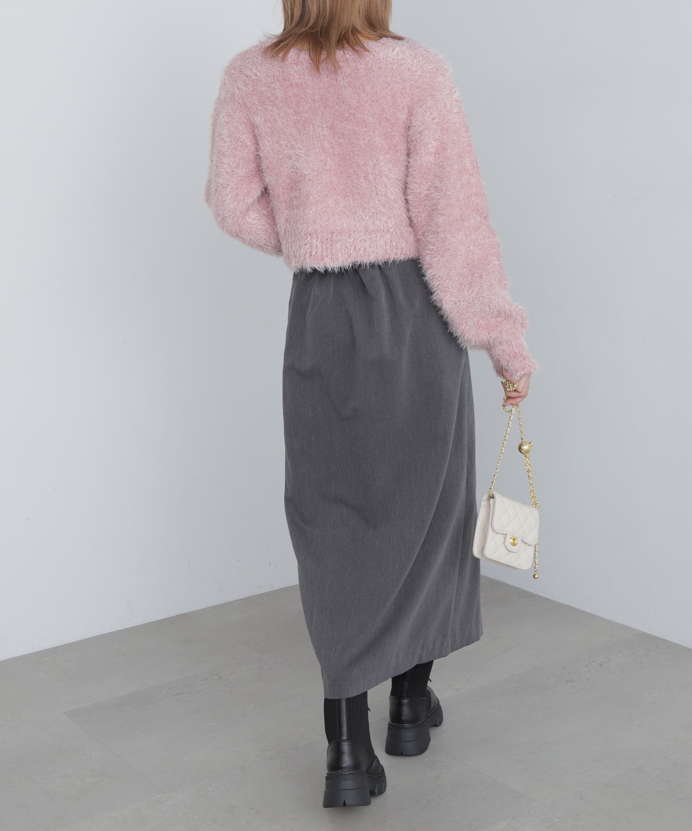  「ラップ風ナロースカート」|スカート|