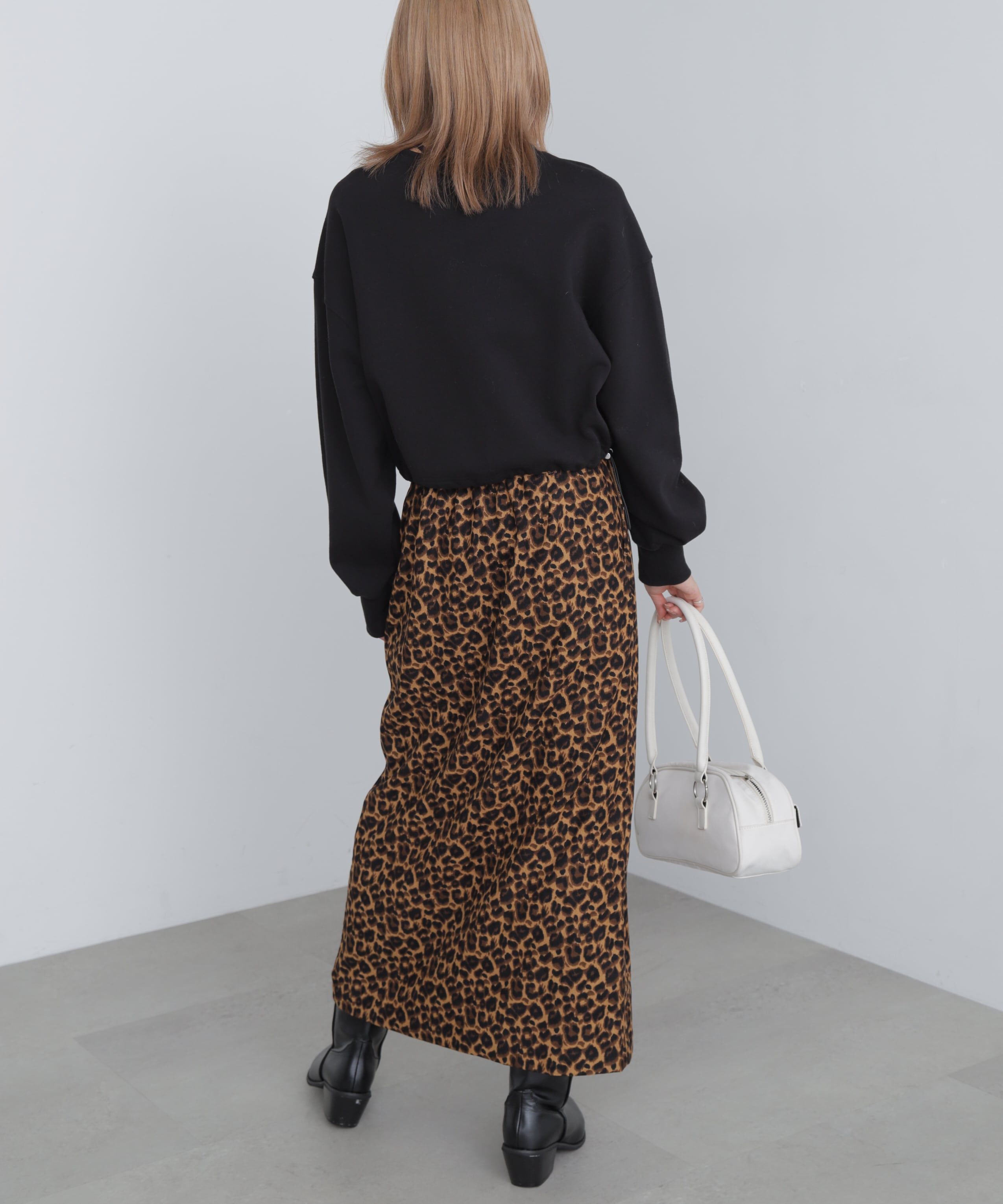  「ラップ風ナロースカート」|スカート|