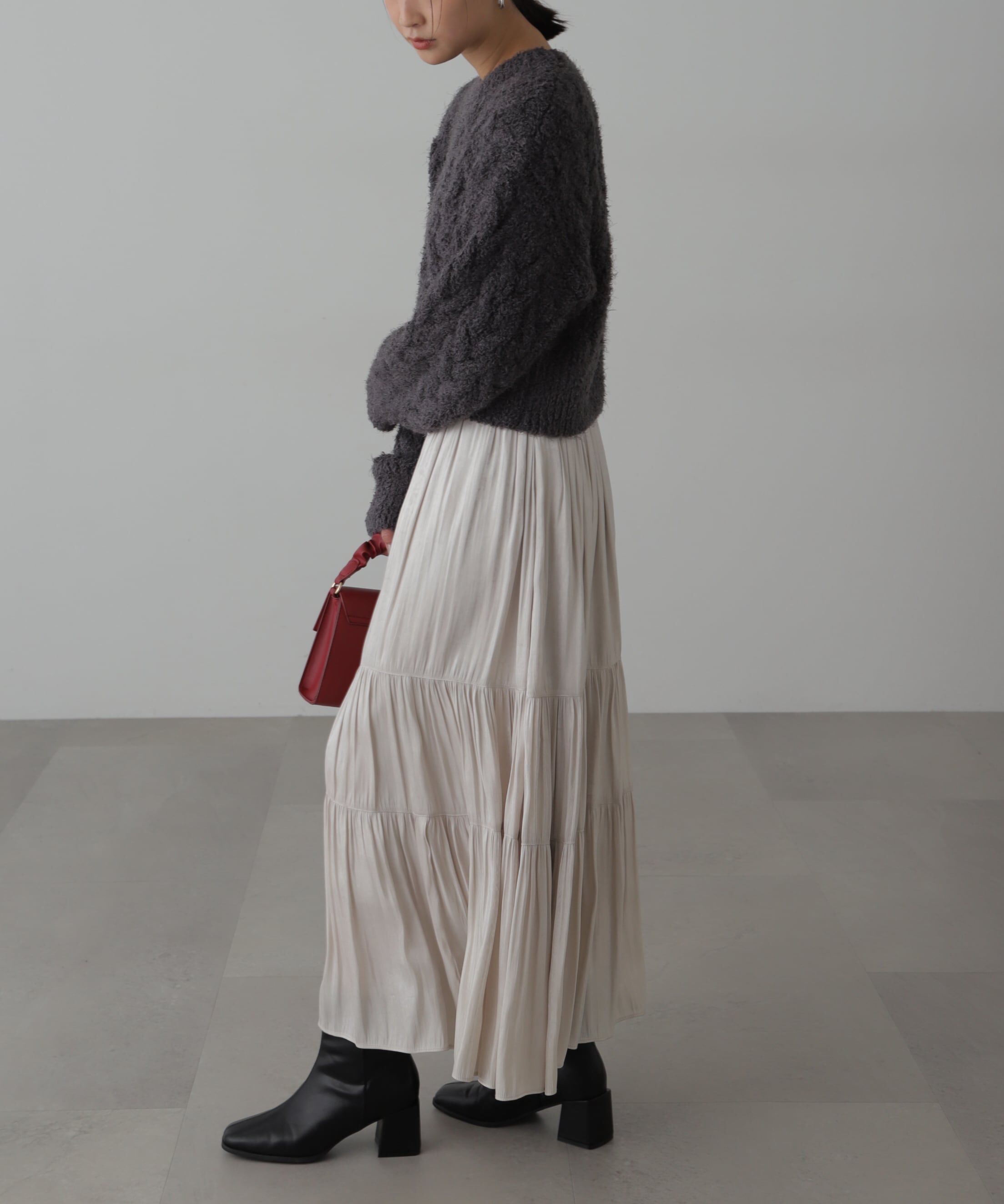  「シャギーケーブルニット」|ニット・セーター|