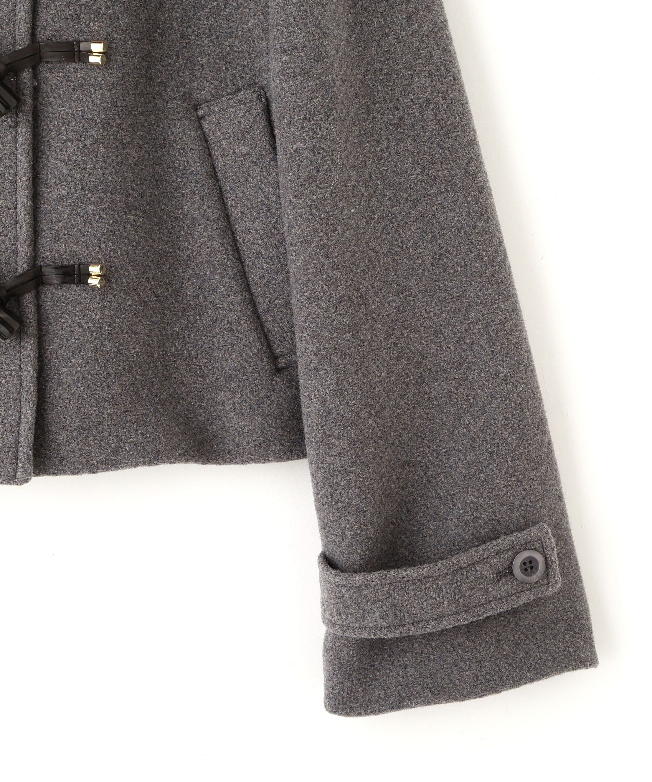  「フェイクファー付ショートダッフルコート」|その他|