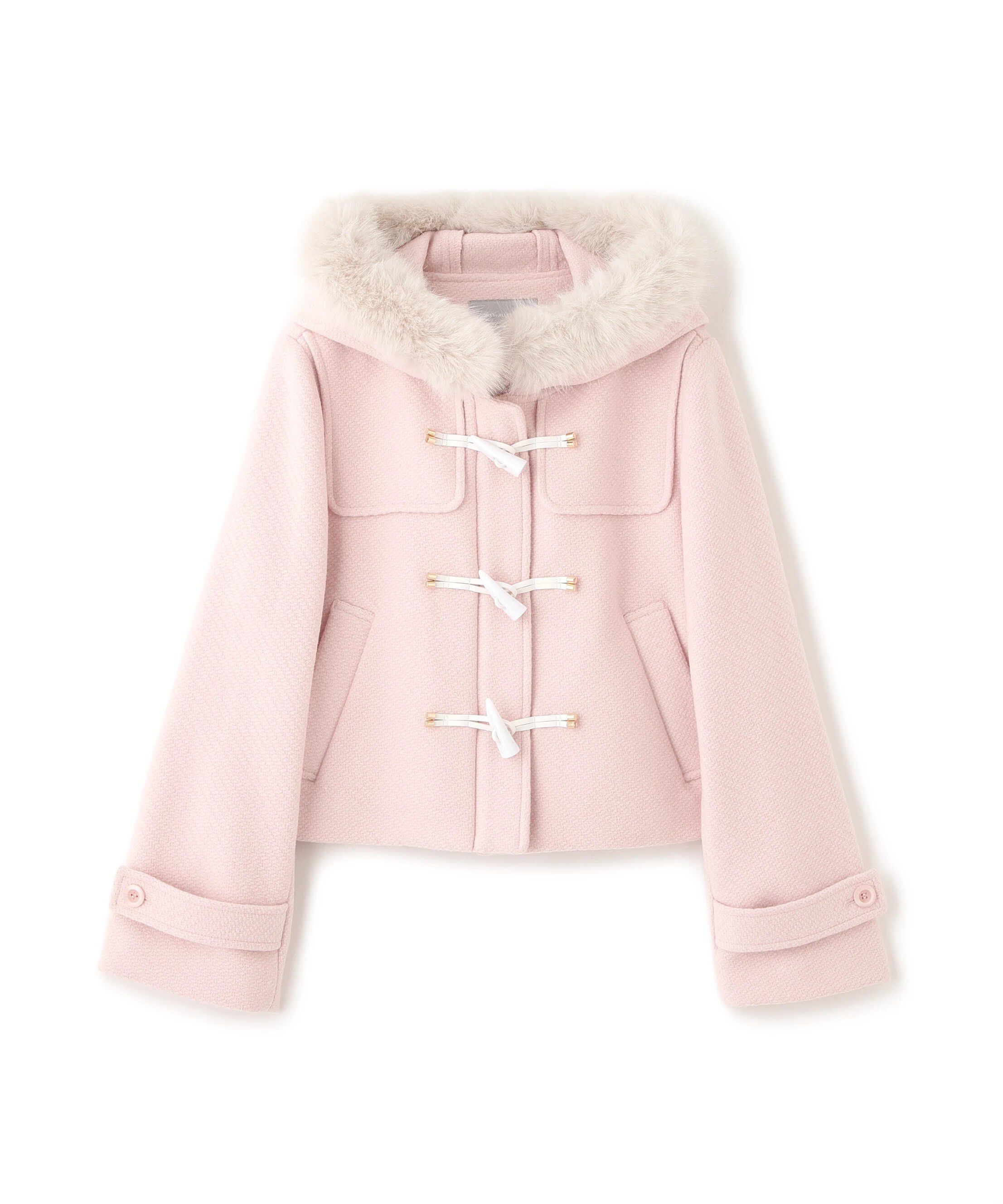  「フェイクファー付ショートダッフルコート」|その他|