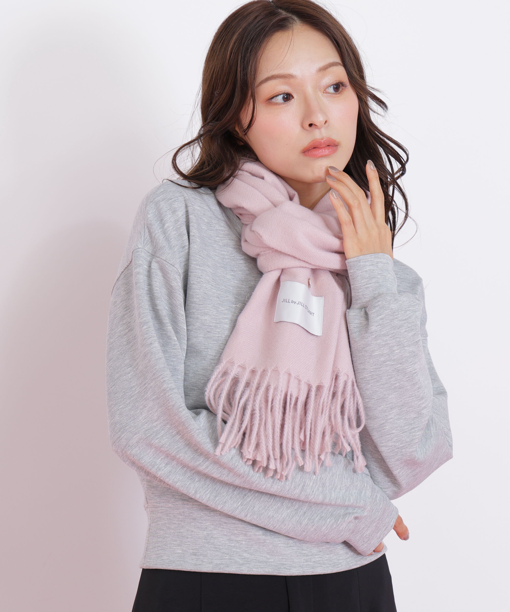  「ハートトッピングストール」|バンダナ・スカーフ|