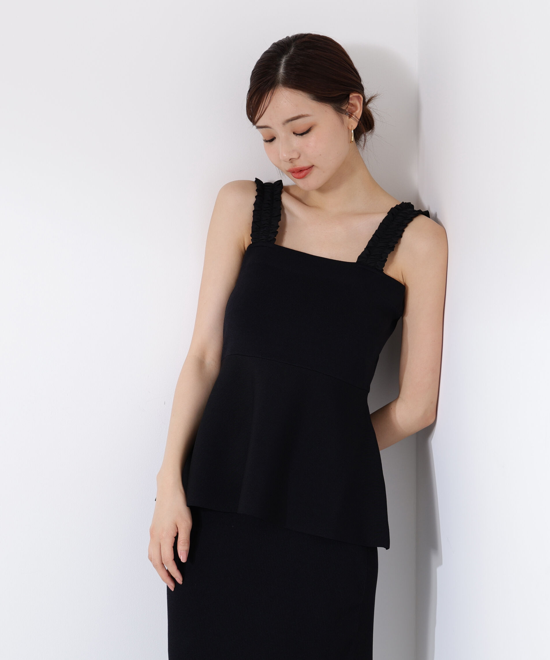 PROPORTION BODY DRESSING「ペプラムキャミセットアップ」|ワンピース|