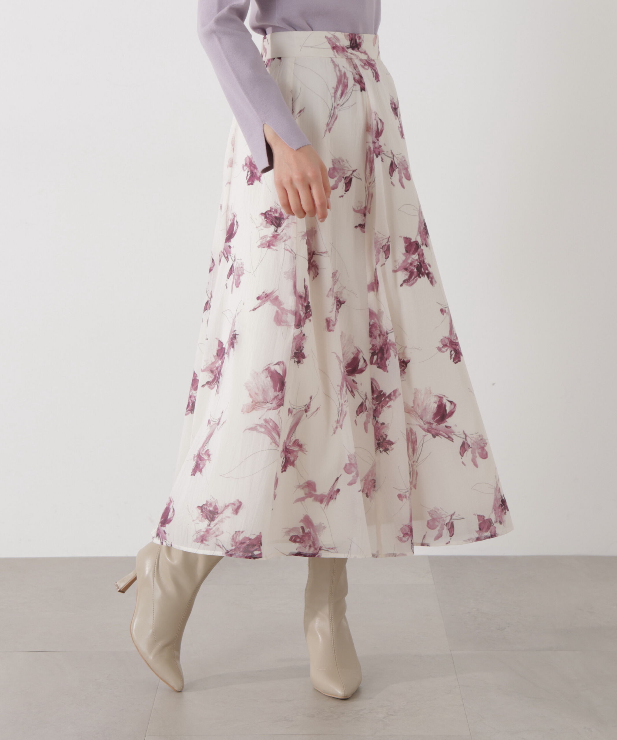 PROPORTION BODY DRESSING「フラワープリントスカート」|スカート|