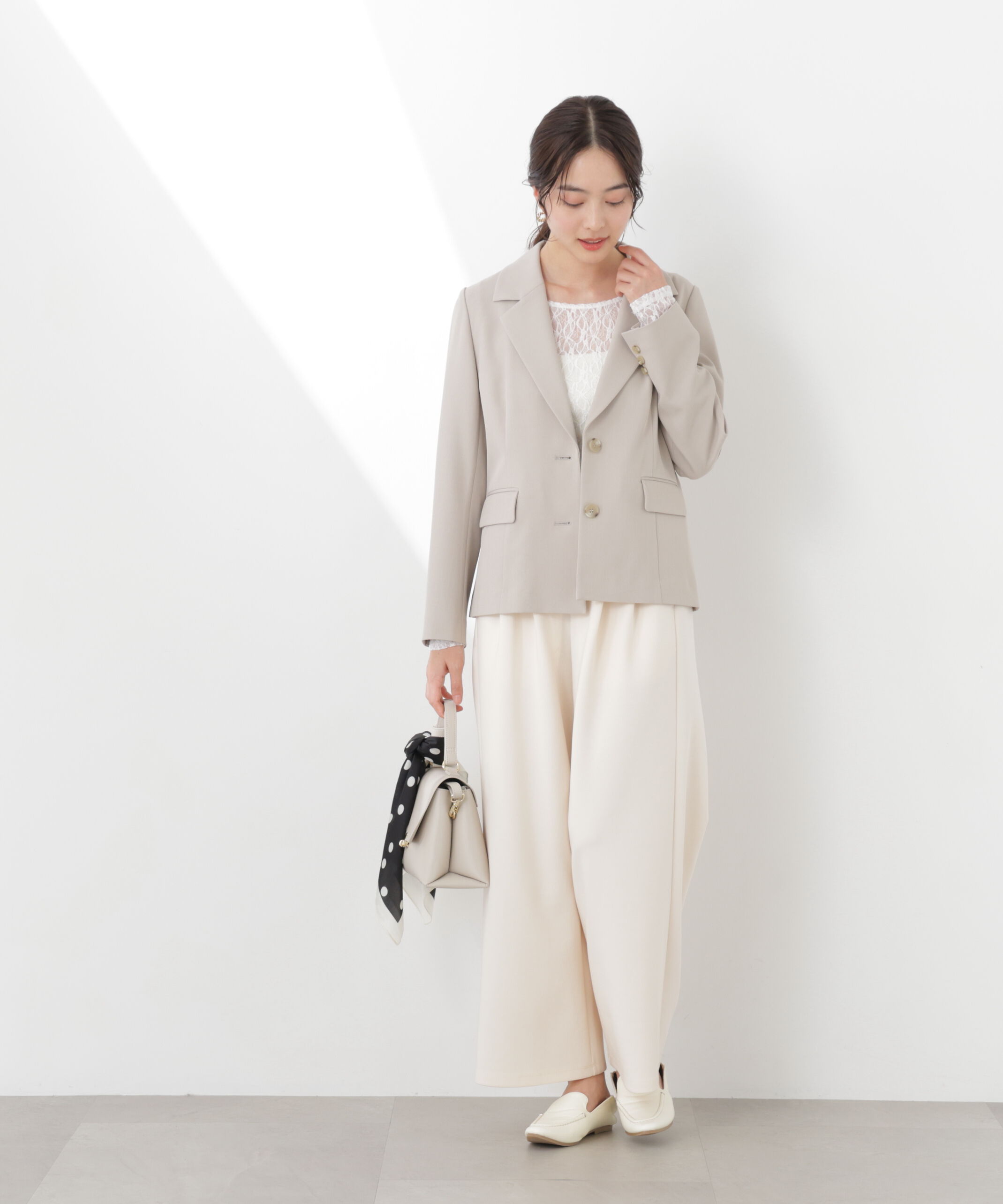 PROPORTION BODY DRESSING「〈a/mie〉カットイージーワイドパンツ　26SS」|その他|