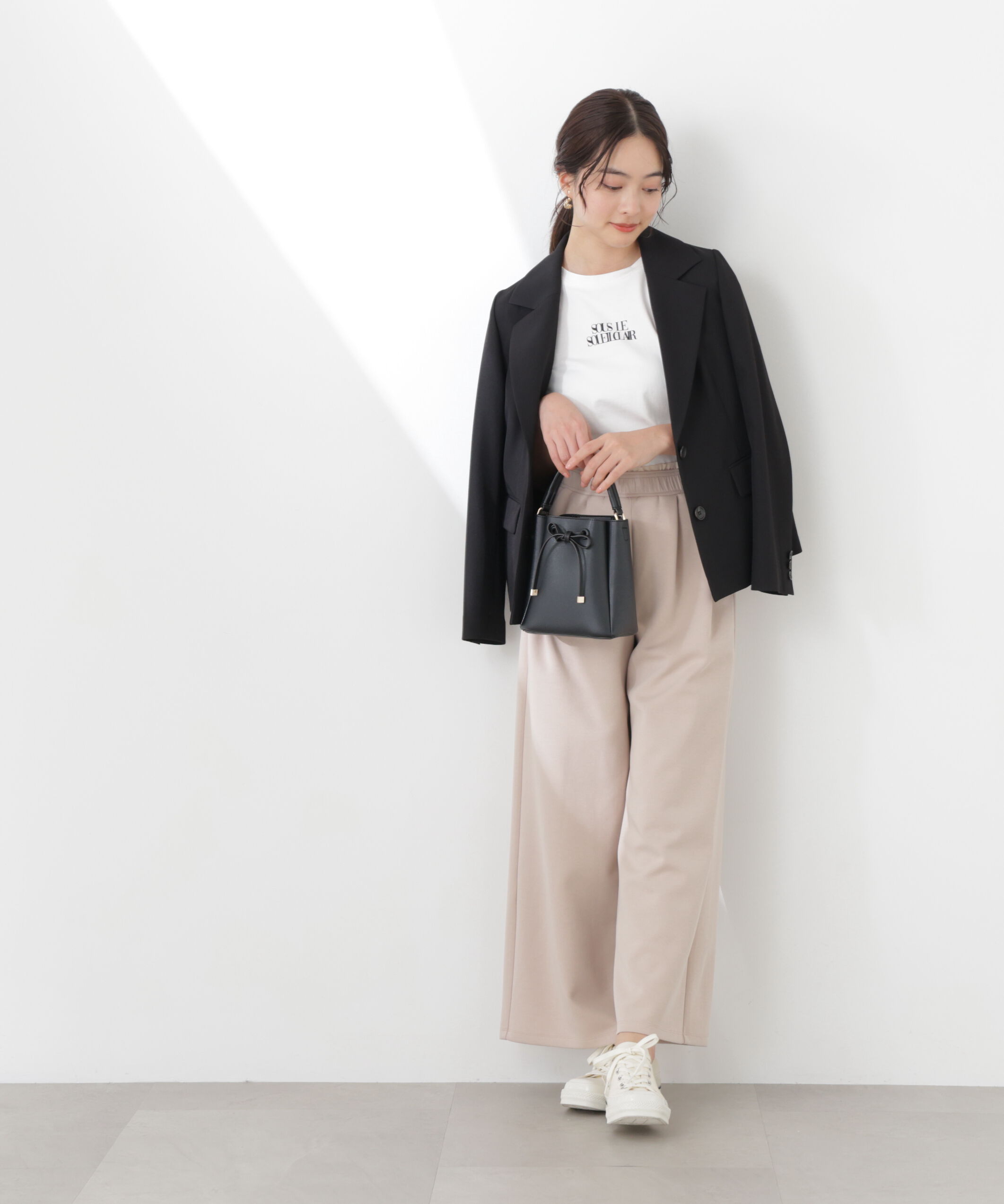 PROPORTION BODY DRESSING「〈a/mie〉カットイージーワイドパンツ　26SS」|その他|