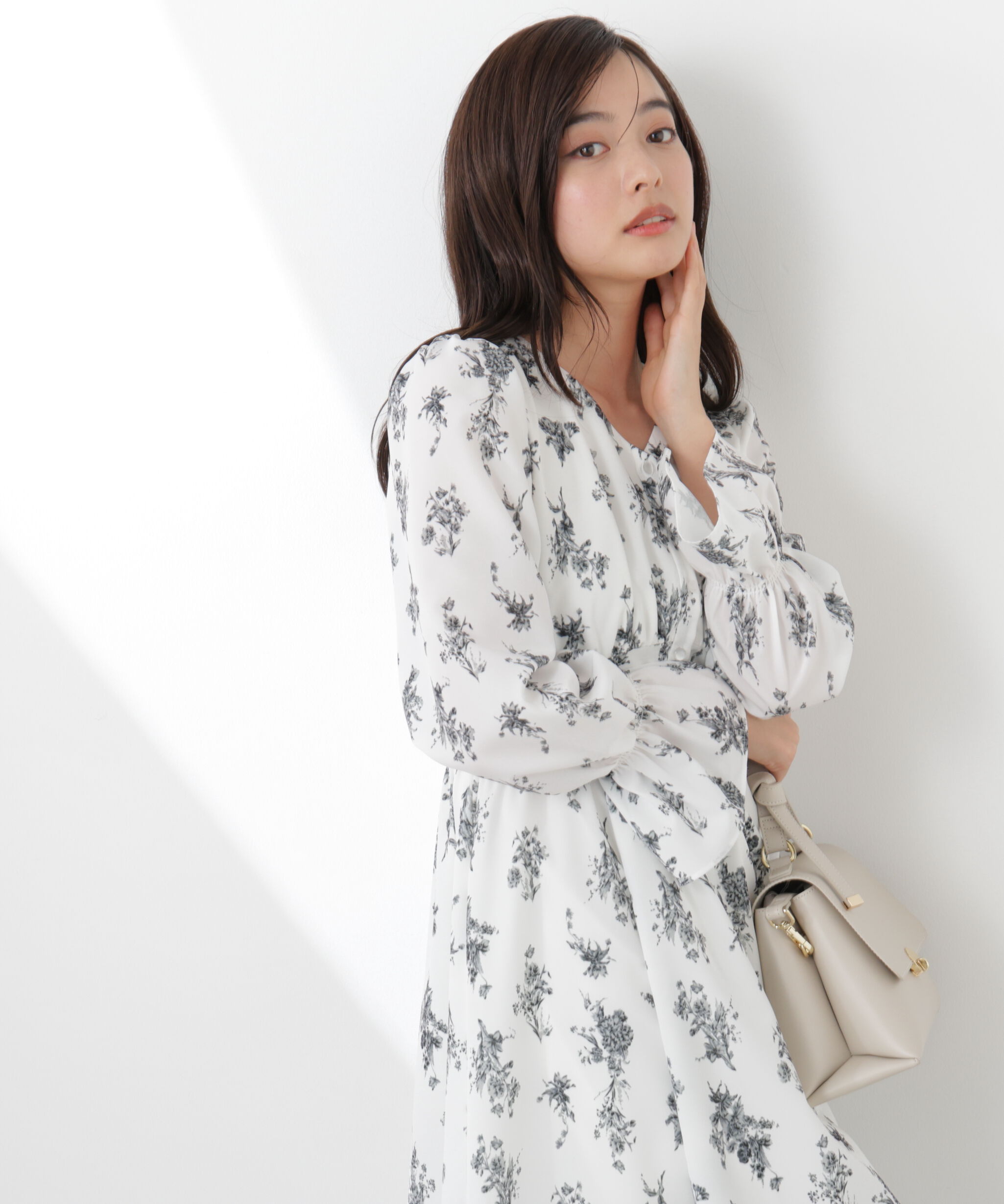 PROPORTION BODY DRESSING「フラワープリントワンピース　26SS」|ワンピース|