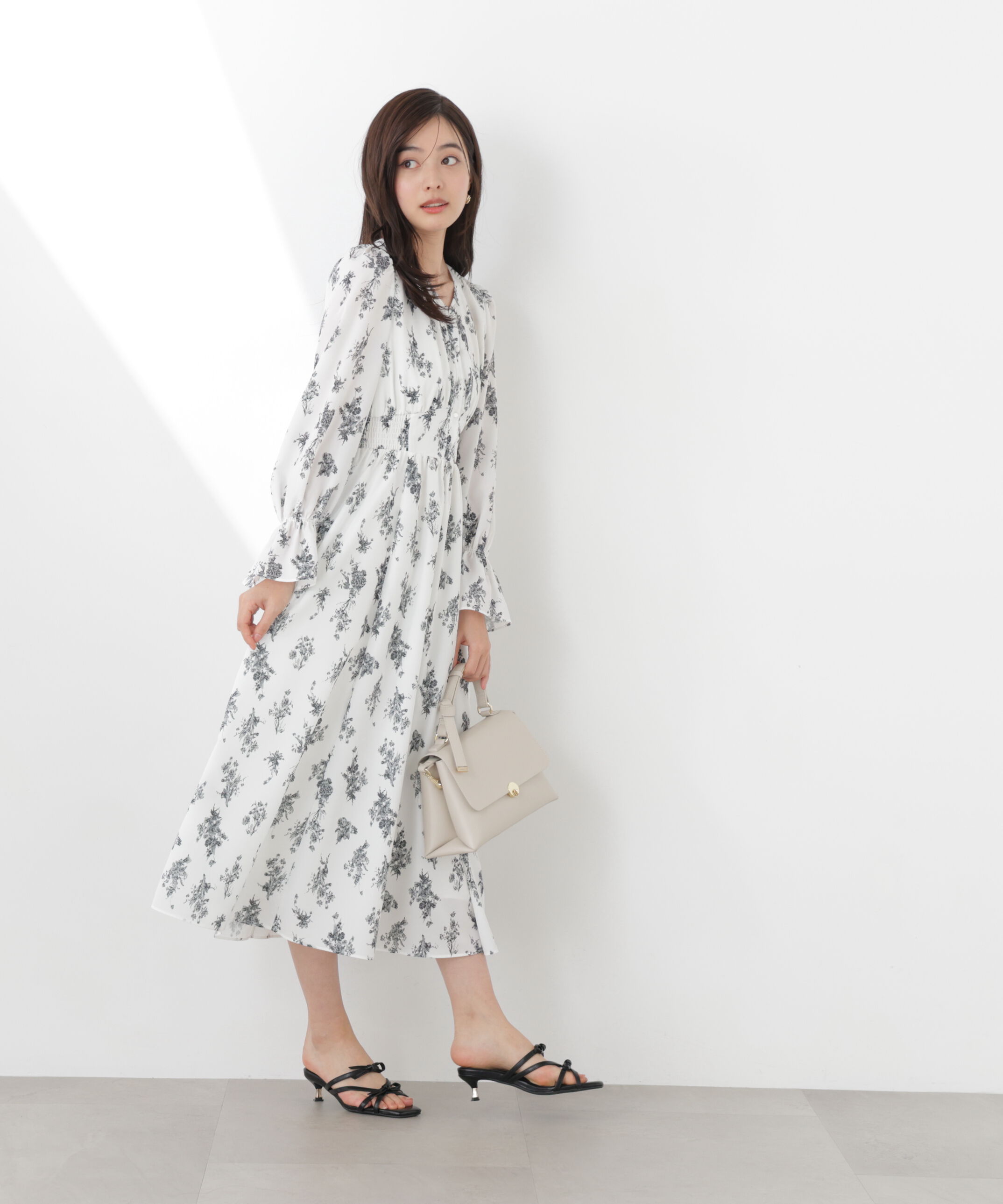 PROPORTION BODY DRESSING「フラワープリントワンピース　26SS」|ワンピース|