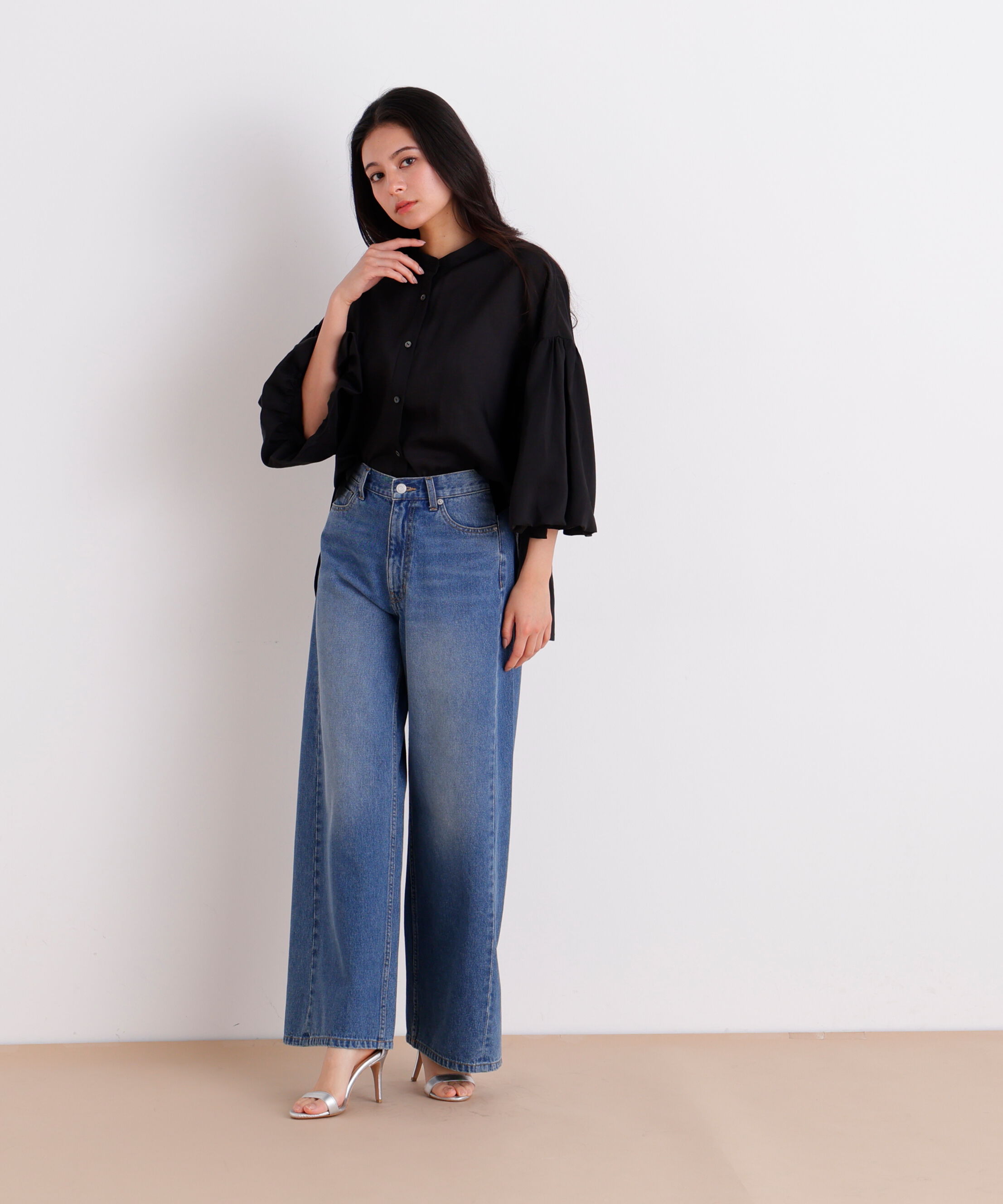  「［美香さん着用］ギャザーバルーンスリーブブラウス」|シャツ・ブラウス|