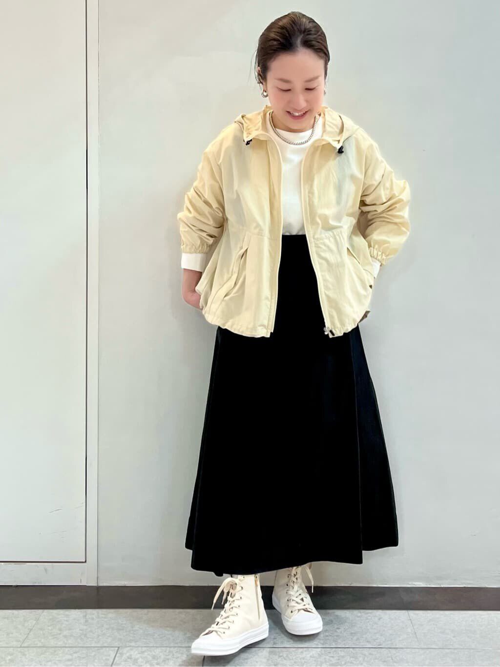  「コットンウェザーワッシャーワンピース」|ワンピース|