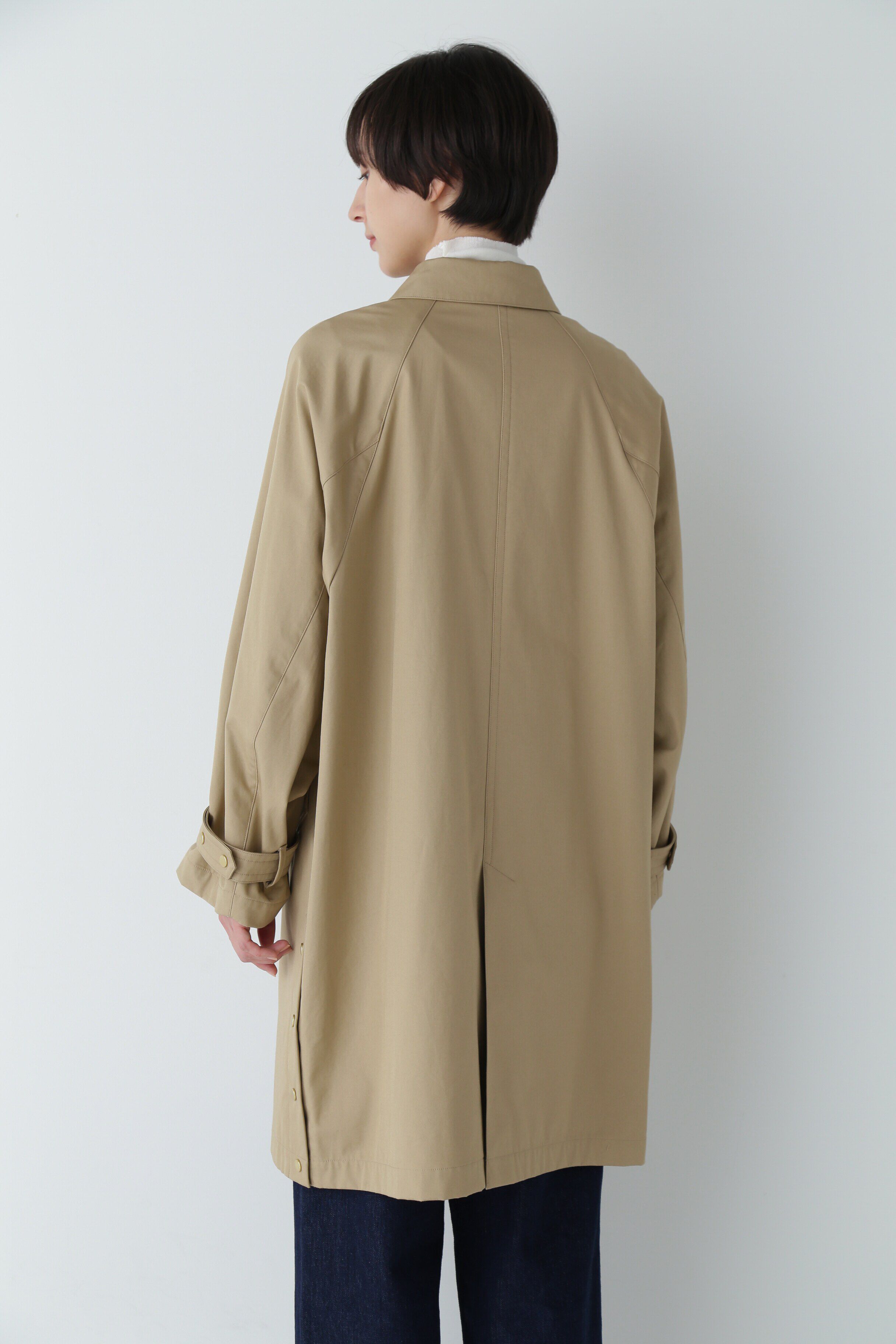  「コットンボンディングステンカラーコート」|その他|