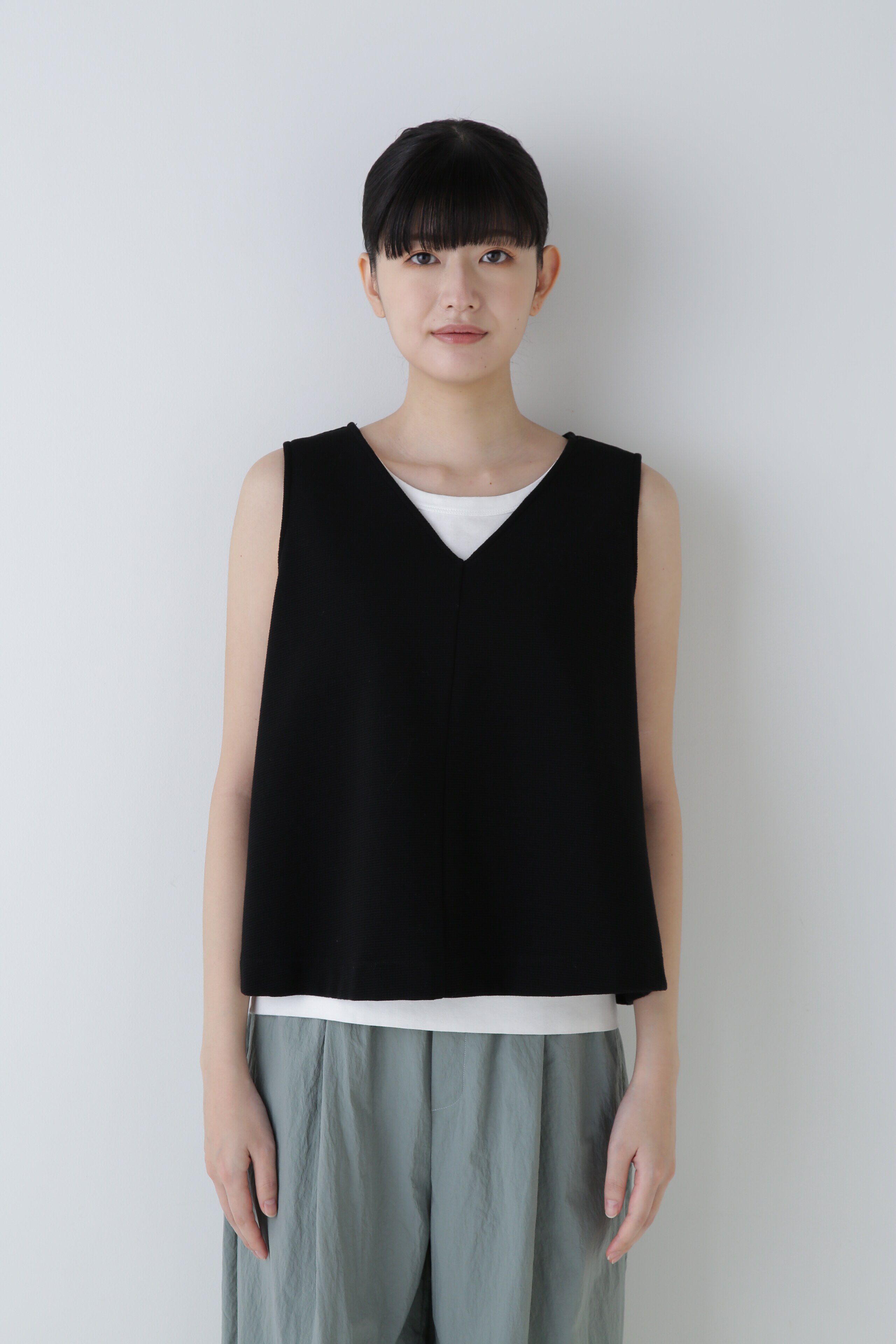  「◆リップルノースリーブプルオーバー」|Tシャツ・カットソー|