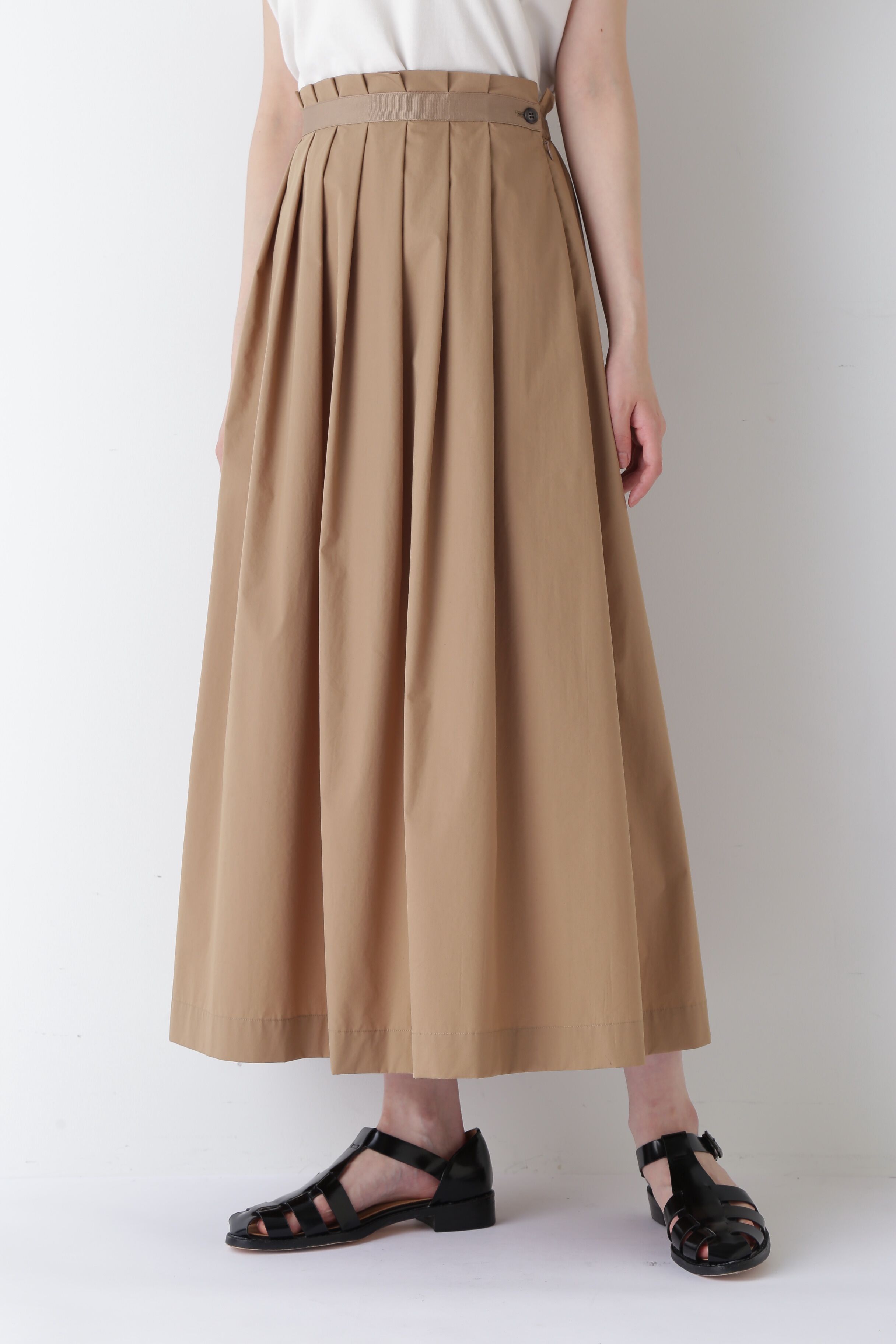  「◆コットンＰＥタックスカート」|スカート|