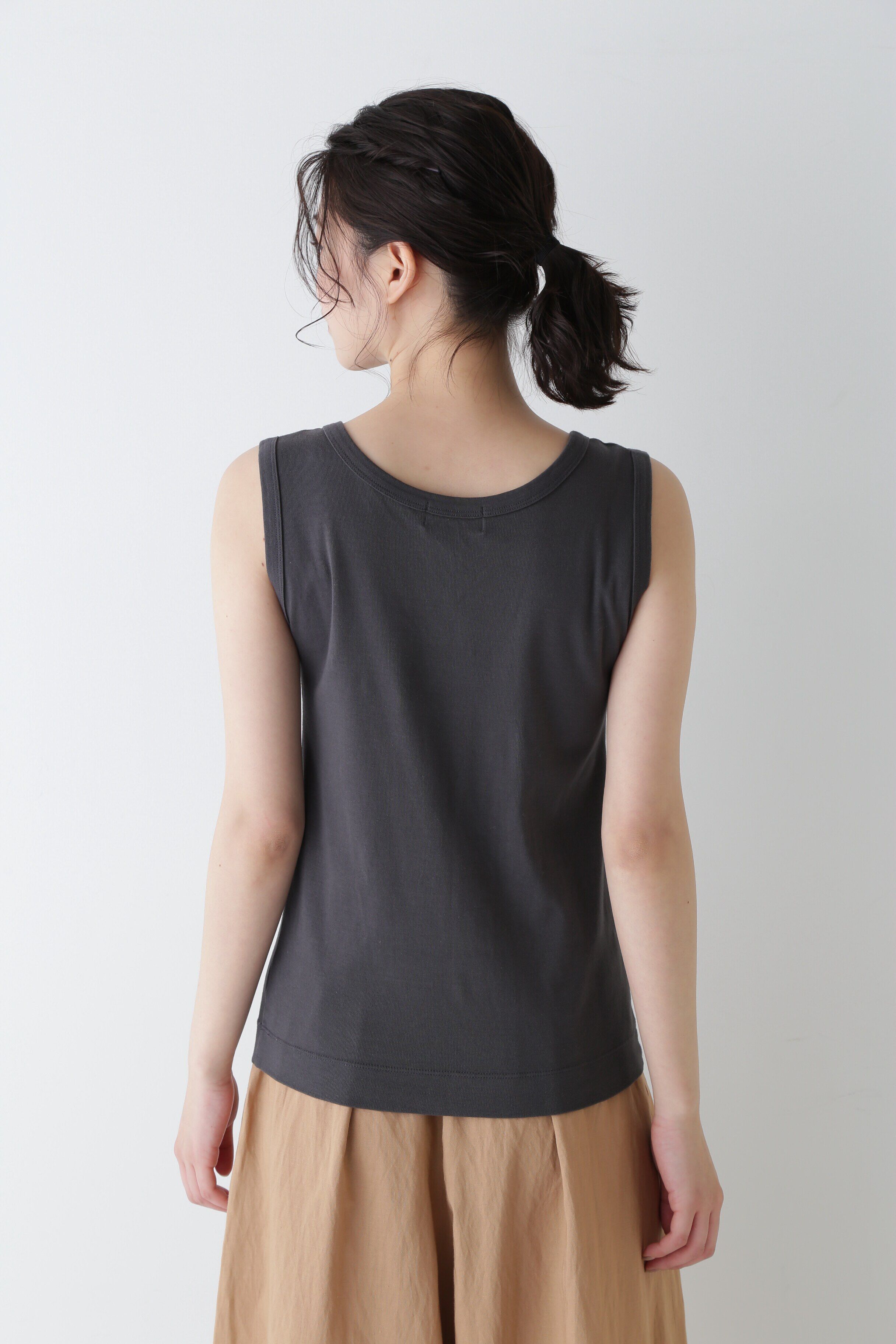  「◆オーガニックコットンフライスタンクトップ」|Tシャツ・カットソー|