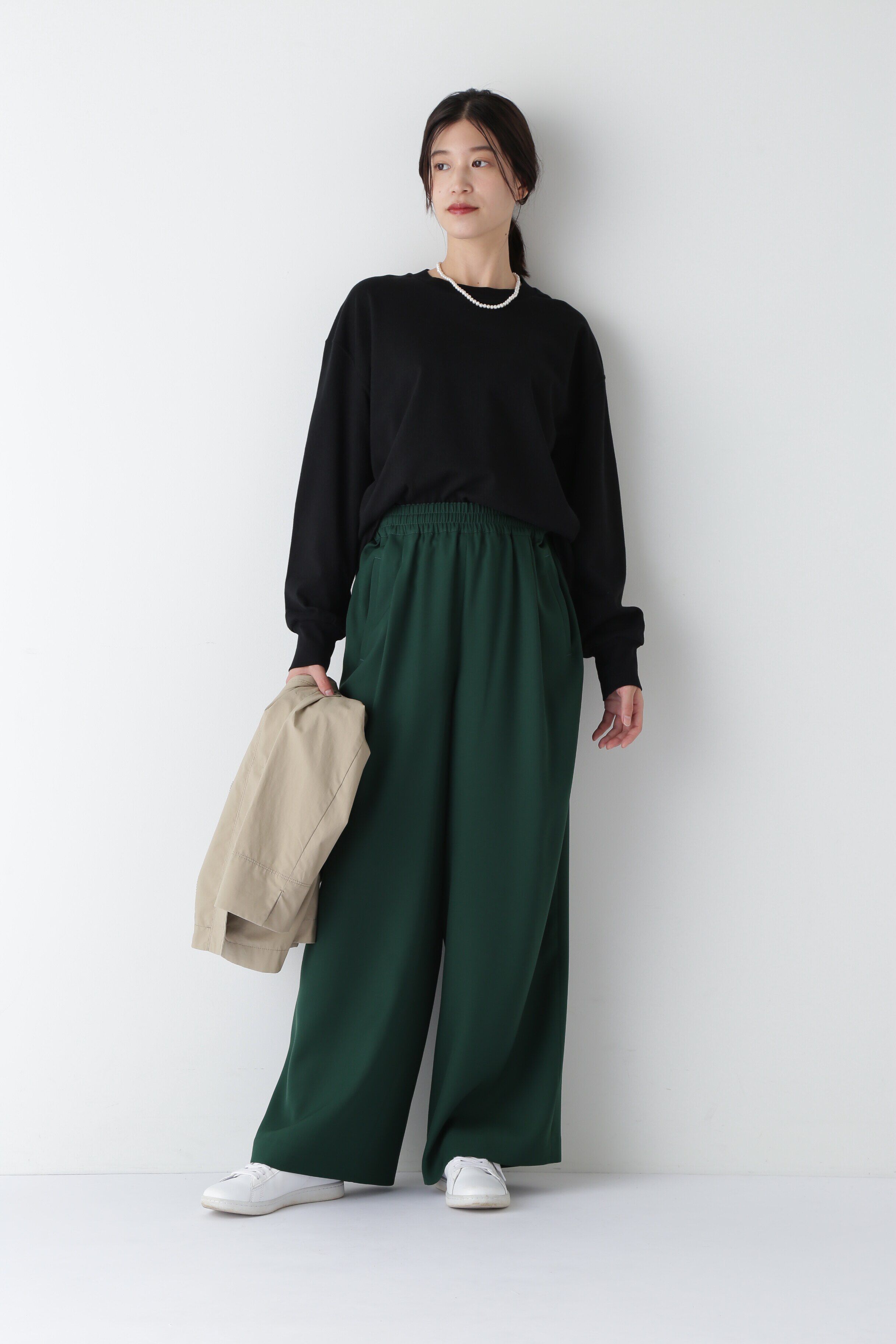  「◆ストレッチPEキュプラワイドパンツ」|その他|