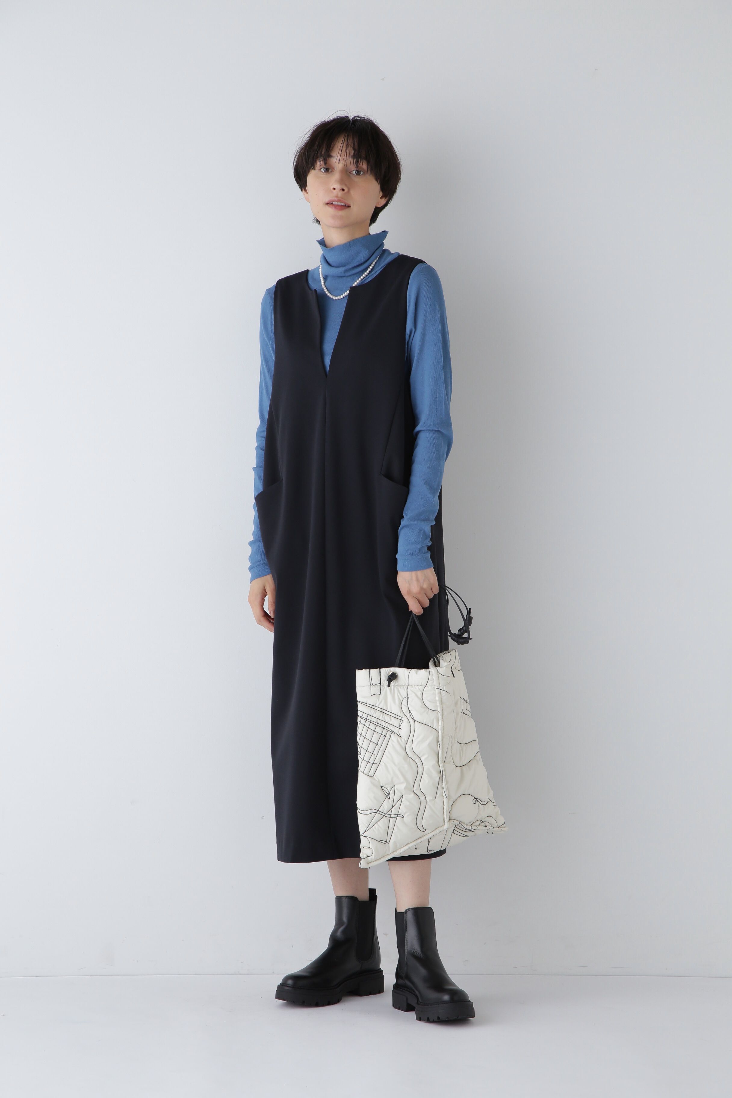  「◆ストレッチポンチワンピース」|ワンピース|