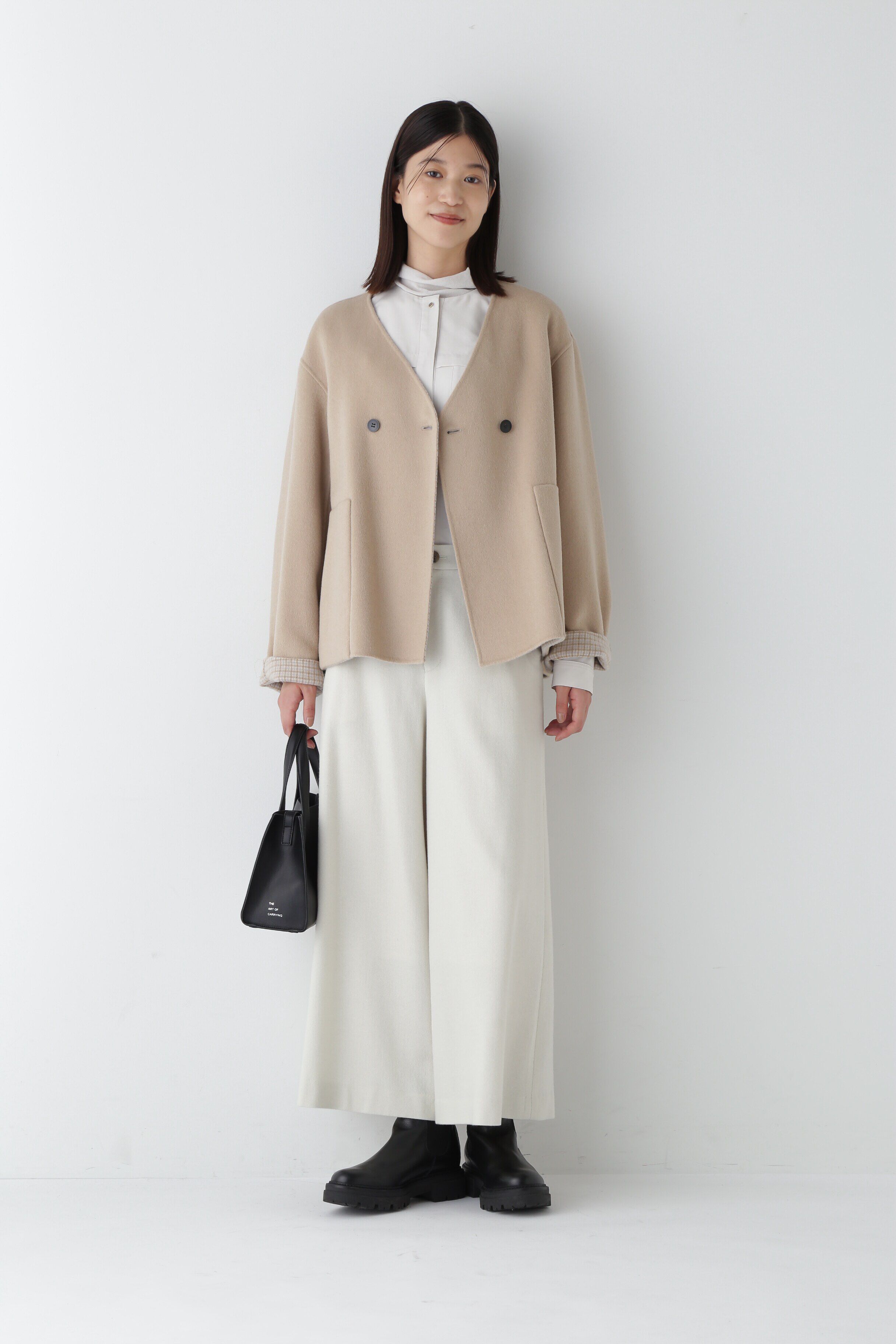  「◆リバーショートジャケットブルゾン」|ブルゾン・スタジャン|