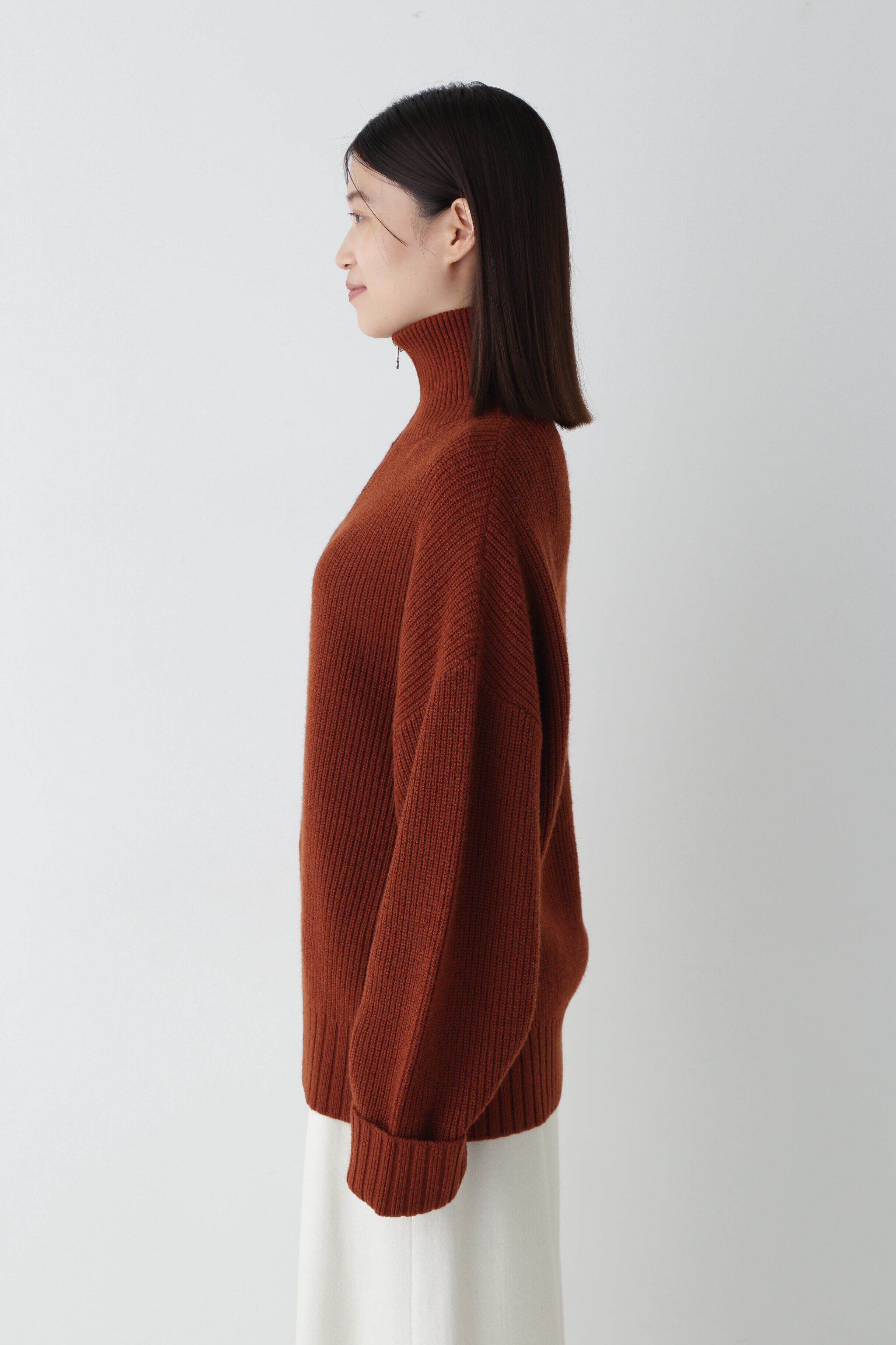  「◆ウールミックス片畦プルオーバー」|ニット・セーター|