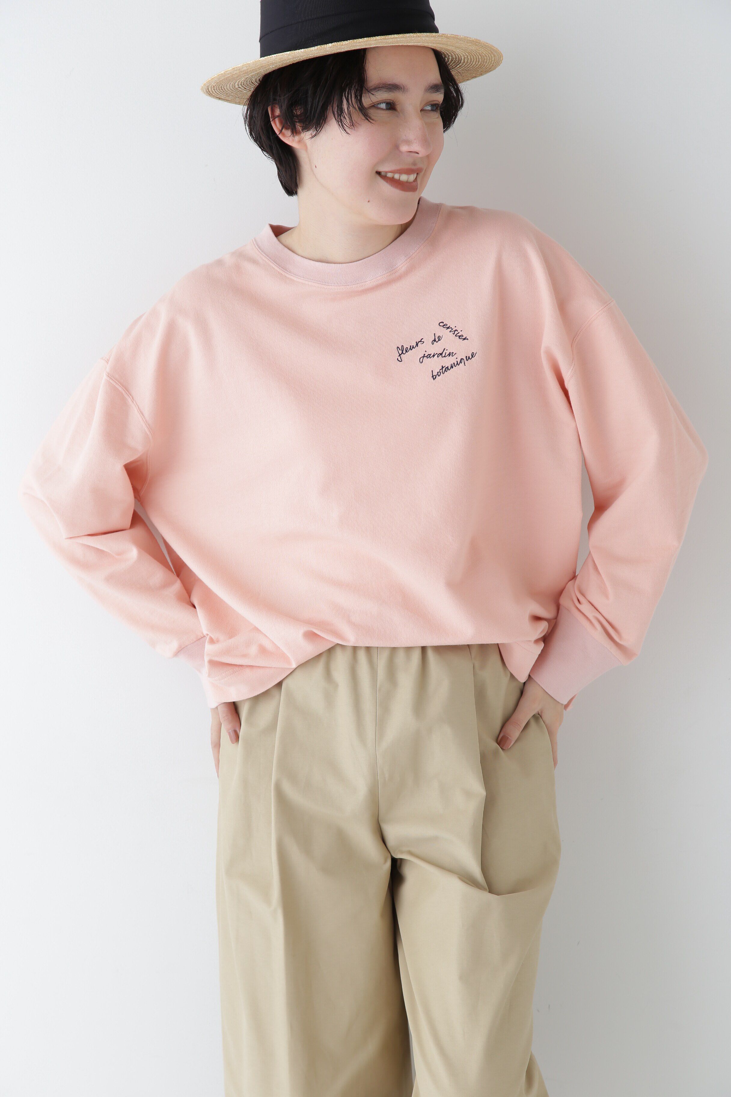  「◆ミニ裏毛ロゴトレーナー」|Tシャツ・カットソー|