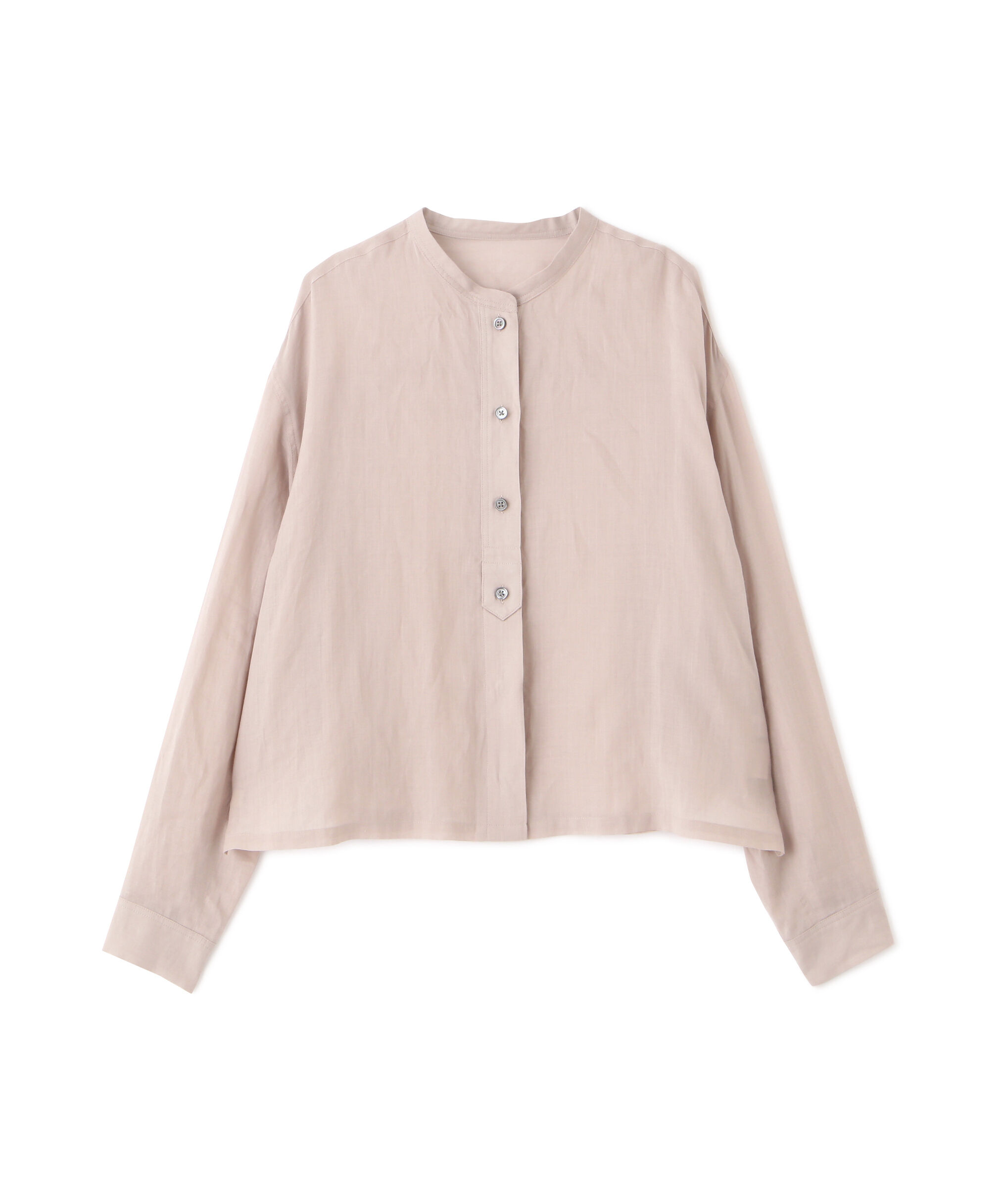  「◆ラミーバンドカラーシャツブラウス」|シャツ・ブラウス|