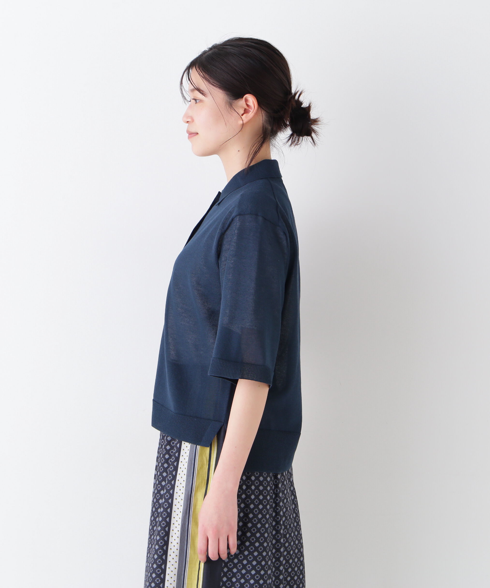  「◆シアーハイゲージ半袖カーディガン」|ニット・セーター|