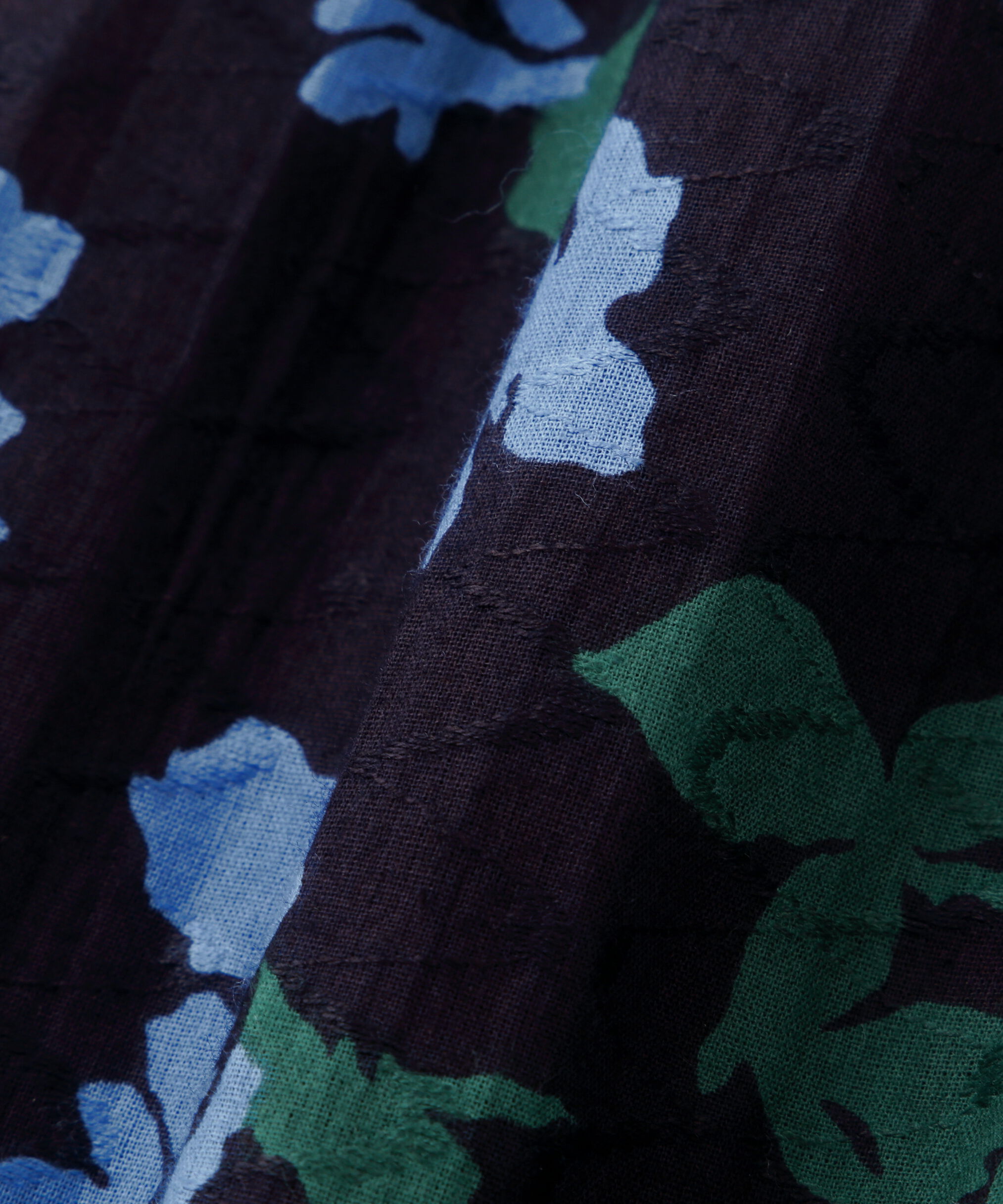  「◆インドドビーリーフプリントイージーセミワイドパンツ」|その他|