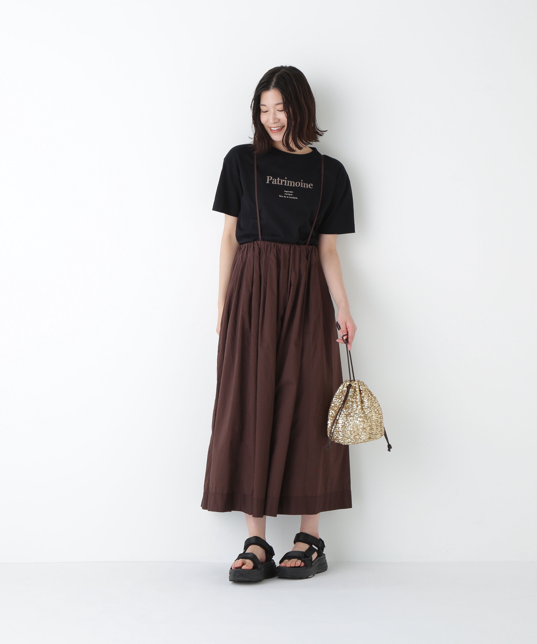  「◆コットンローンギャザースカート」|スカート|