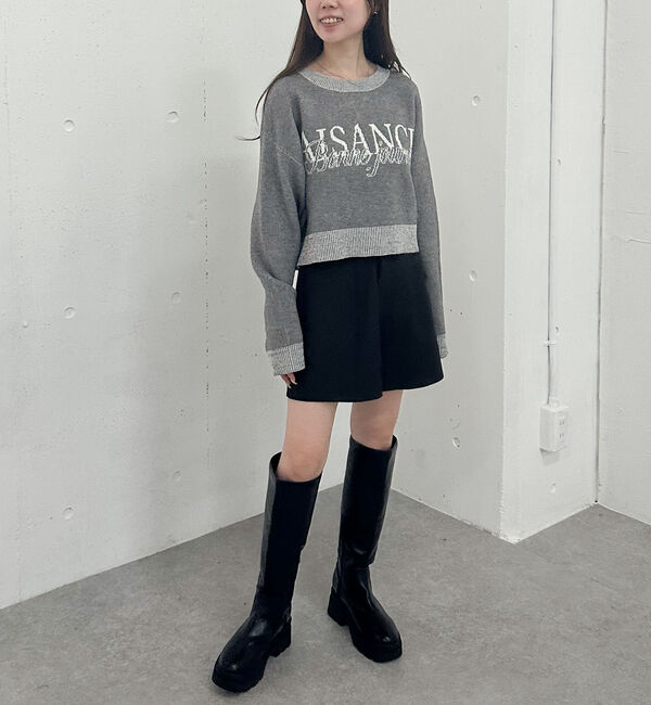 archives「ロゴＪＱショートニットプルオーバー」|ニット・セーター|