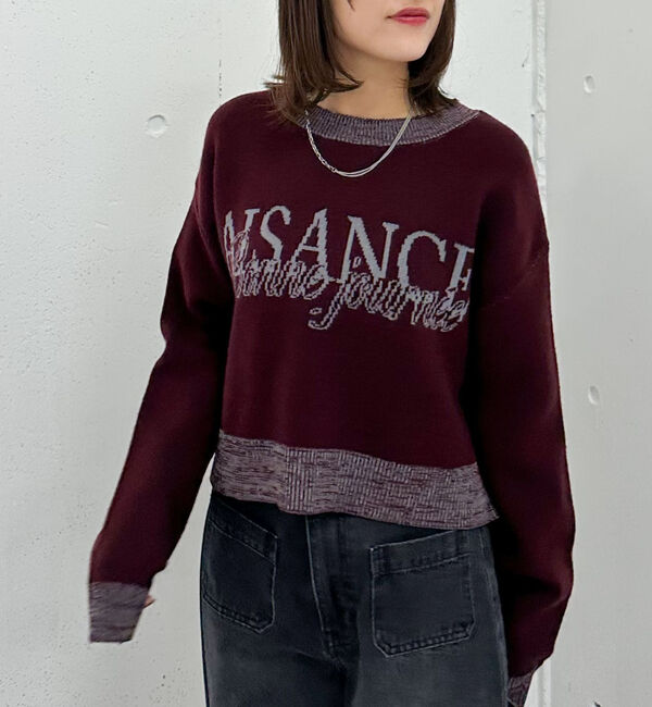 archives「ロゴＪＱショートニットプルオーバー」|ニット・セーター|