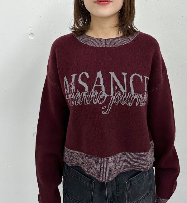 archives「ロゴＪＱショートニットプルオーバー」|ニット・セーター|