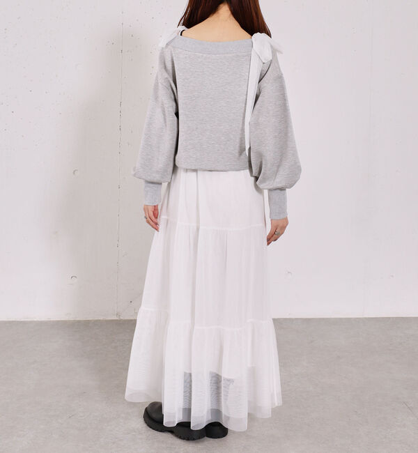 archives「ダンボールＰＯ&times;肩リボンキャミワンピースＳＥＴ」|ワンピース|