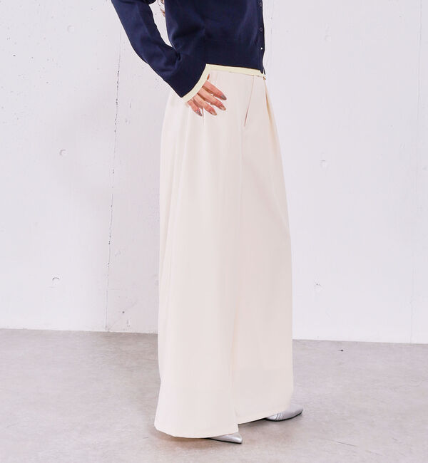 archives「ベルト付カラータックスラックス」|チノ|