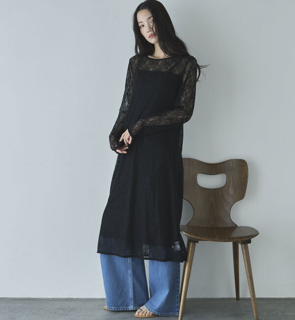 Doux archives「レースレイヤードワンピース」|ワンピース|