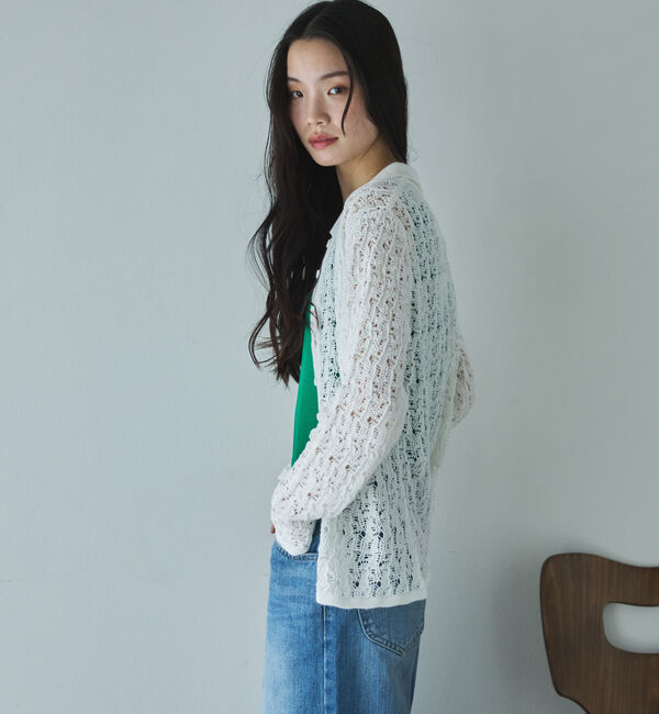 Doux archives「透かし編みカーディガン」|カーディガン|