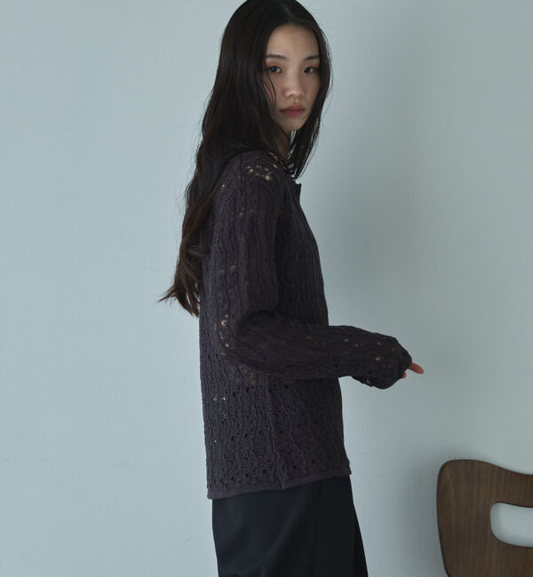 Doux archives「透かし編みカーディガン」|カーディガン|