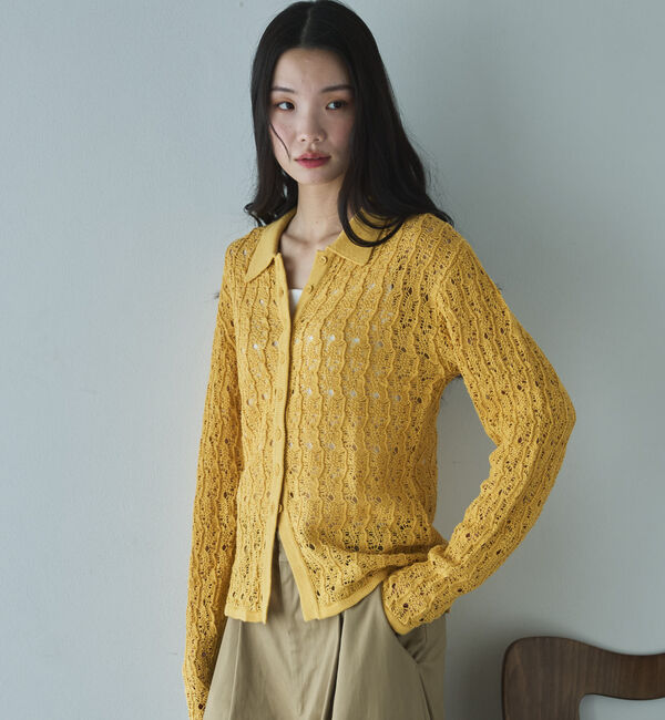 Doux archives「透かし編みカーディガン」|カーディガン|