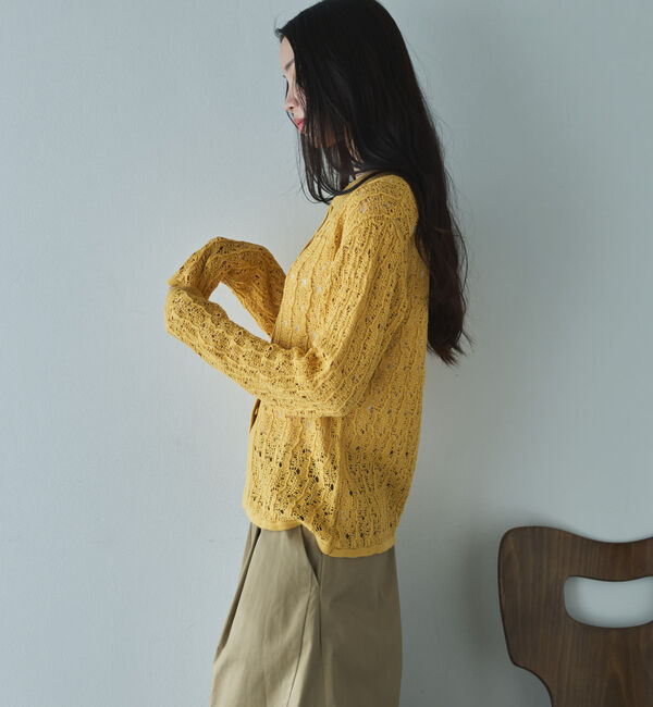 Doux archives「透かし編みカーディガン」|カーディガン|