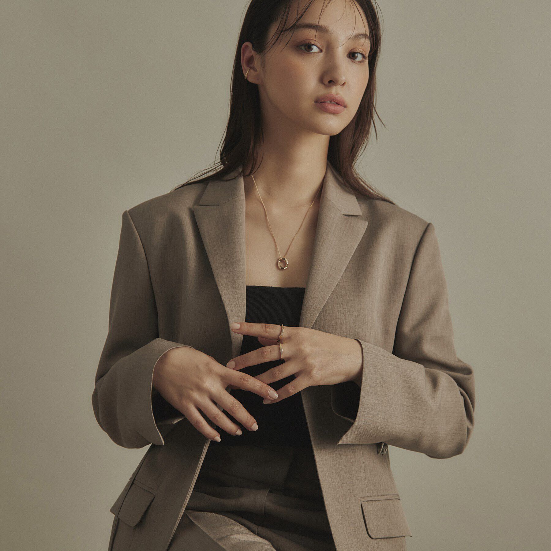 COCOSHNIK「K10キヘイモチーフ ネックレス」|ネックレス|