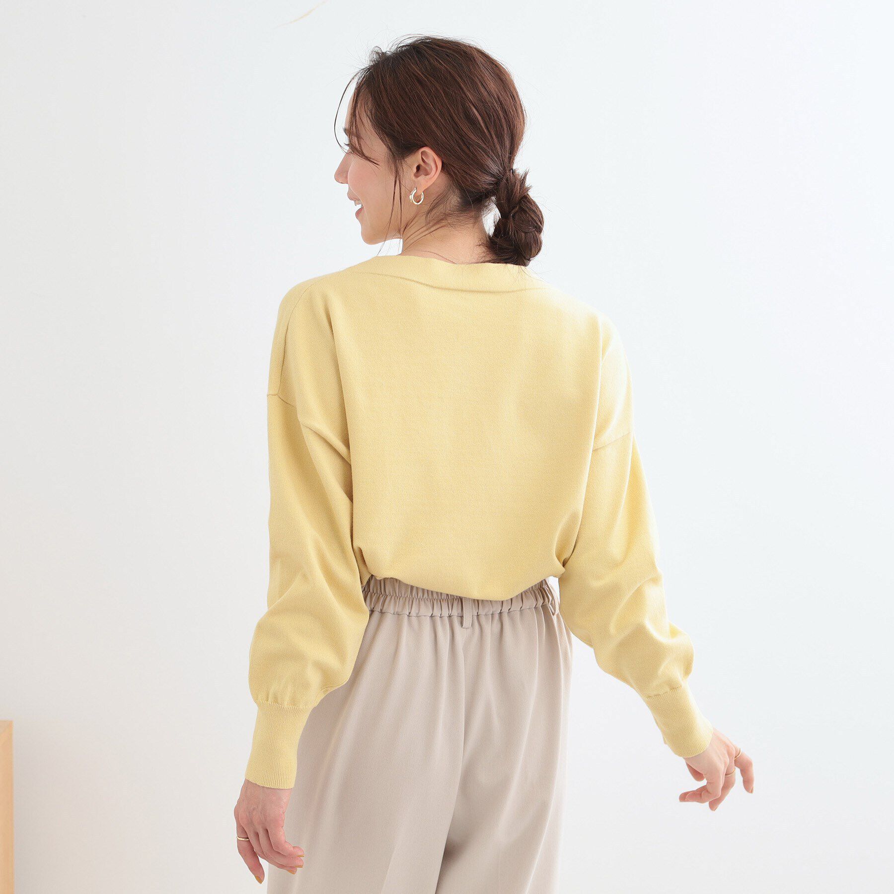 SHOO･LA･RUE「【洗える/S-LL】インせず着られる もちもちタッチ ボートネックニット」|ニット・セーター|