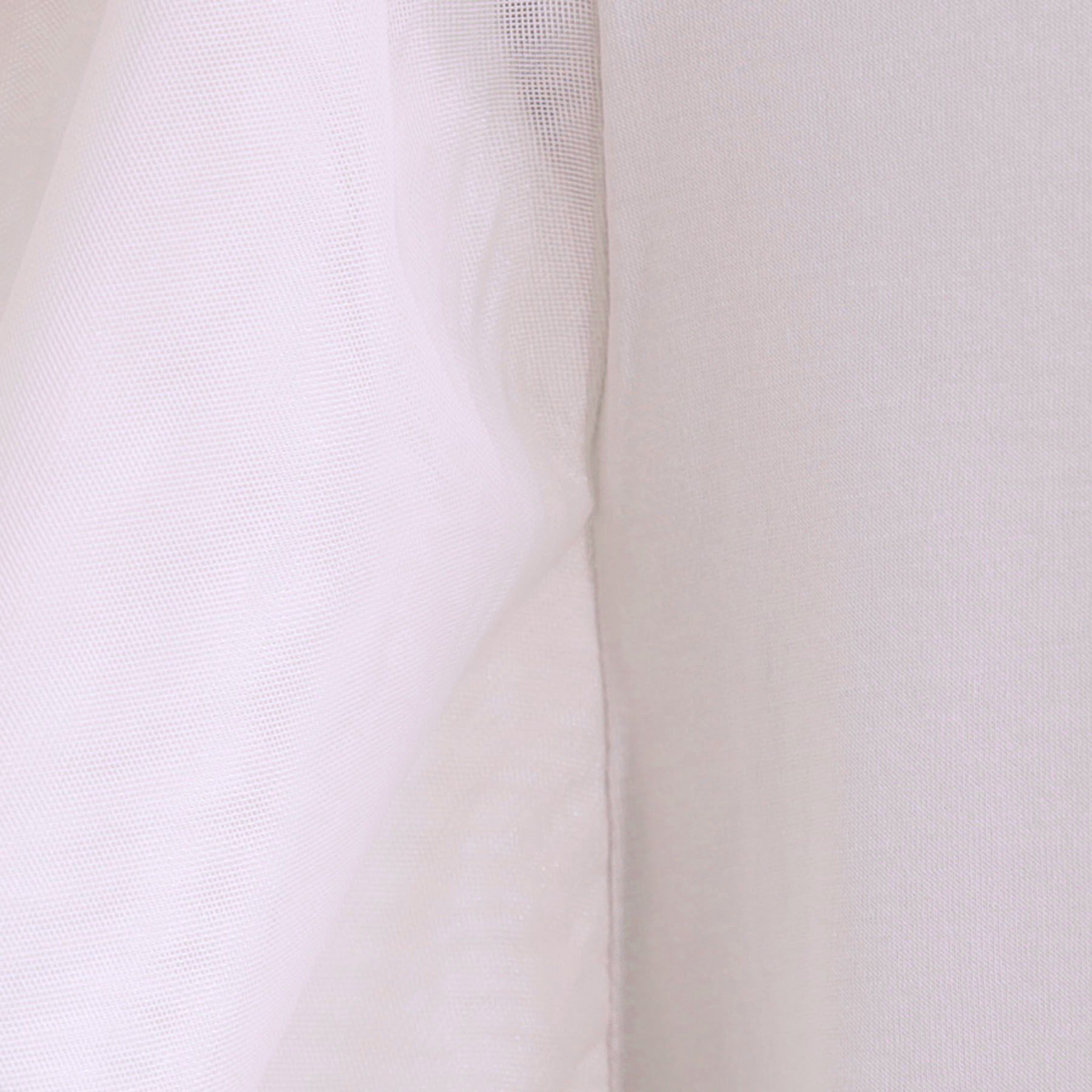 SHOO･LA･RUE「【S-LL/ひんやり】大人フェミニンに お袖チュール フリルトップス」|Tシャツ・カットソー|