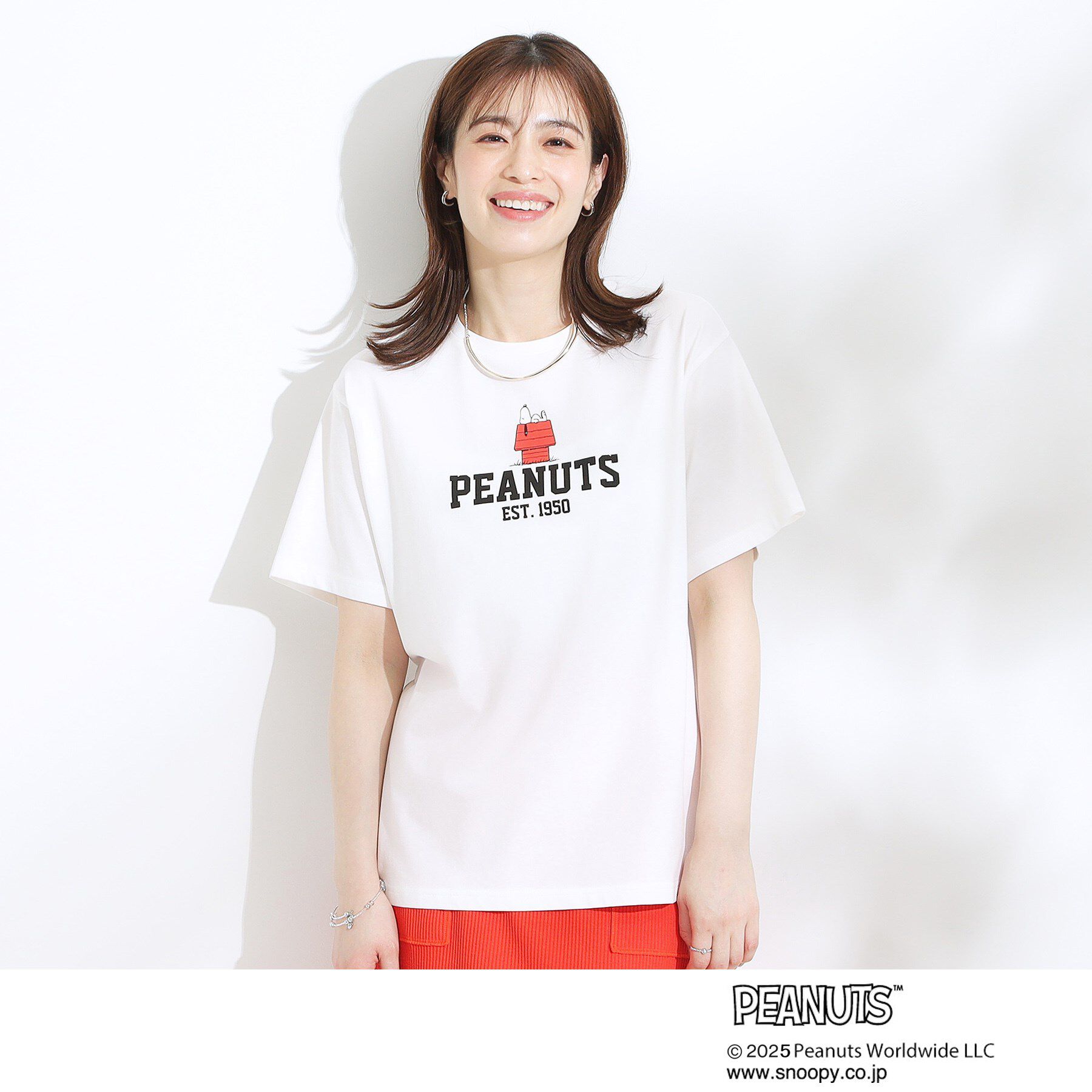 SHOO･LA･RUE「【PEANUTS】ひんやりTシャツ」|Tシャツ・カットソー|
