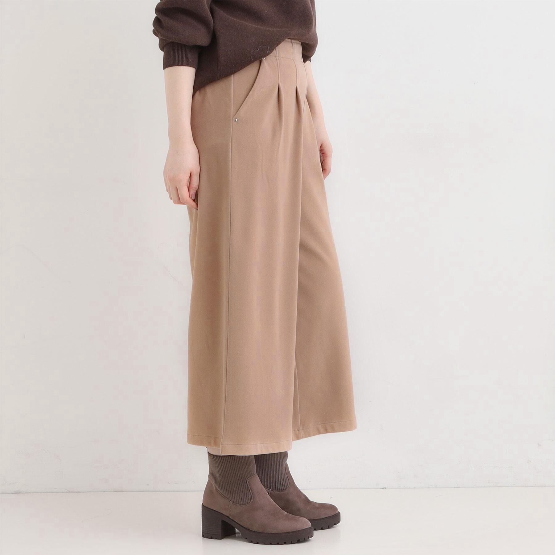 SHOO･LA･RUE「【着丈選べる/きっと虜になる】あったかもちもち ワイドパンツ」|その他|