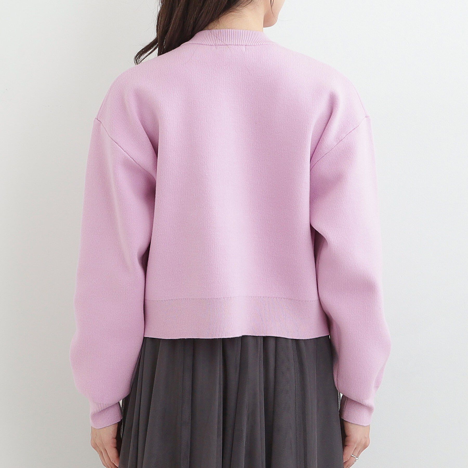 SHOO･LA･RUE「【洗濯機可/S-LL】1枚でも羽織りでも 華やか上品カーデ」|カーディガン|