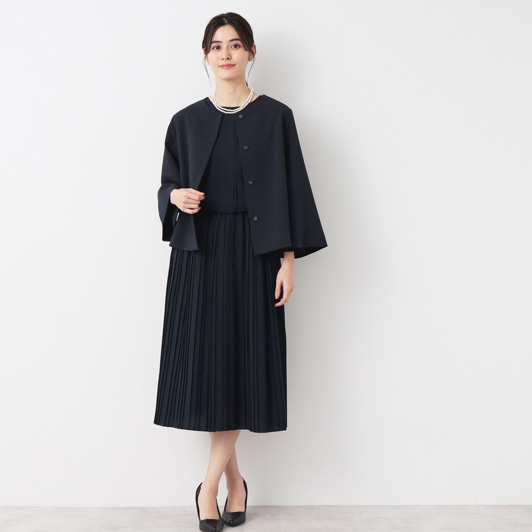 Dessin「【入卒/セレモニー/セットアップ可能/洗える】テントラインジャケット」|ノーカラージャケット|