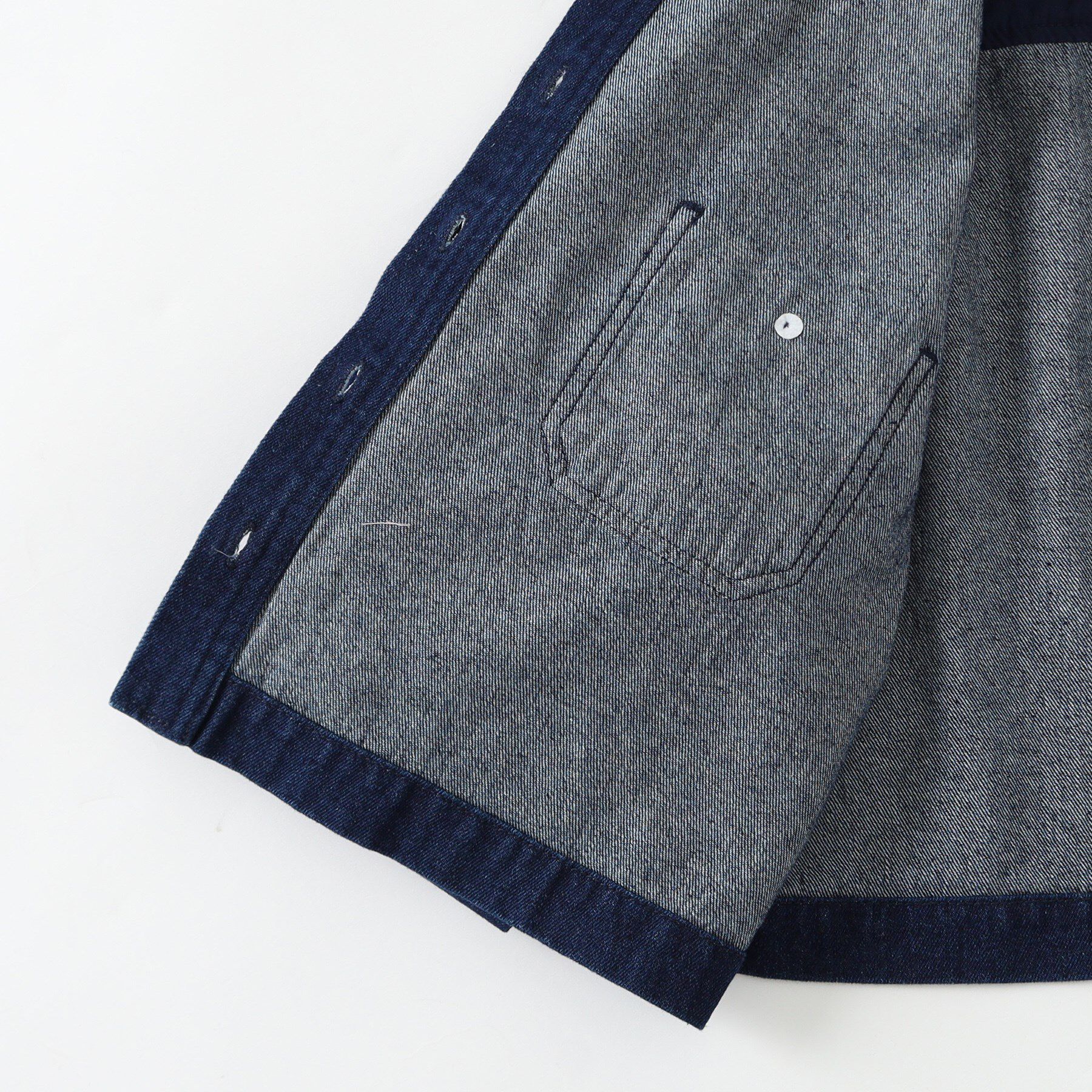 Dessin「【洗える】クロップドデニムジャケット」|デニムジャケット|